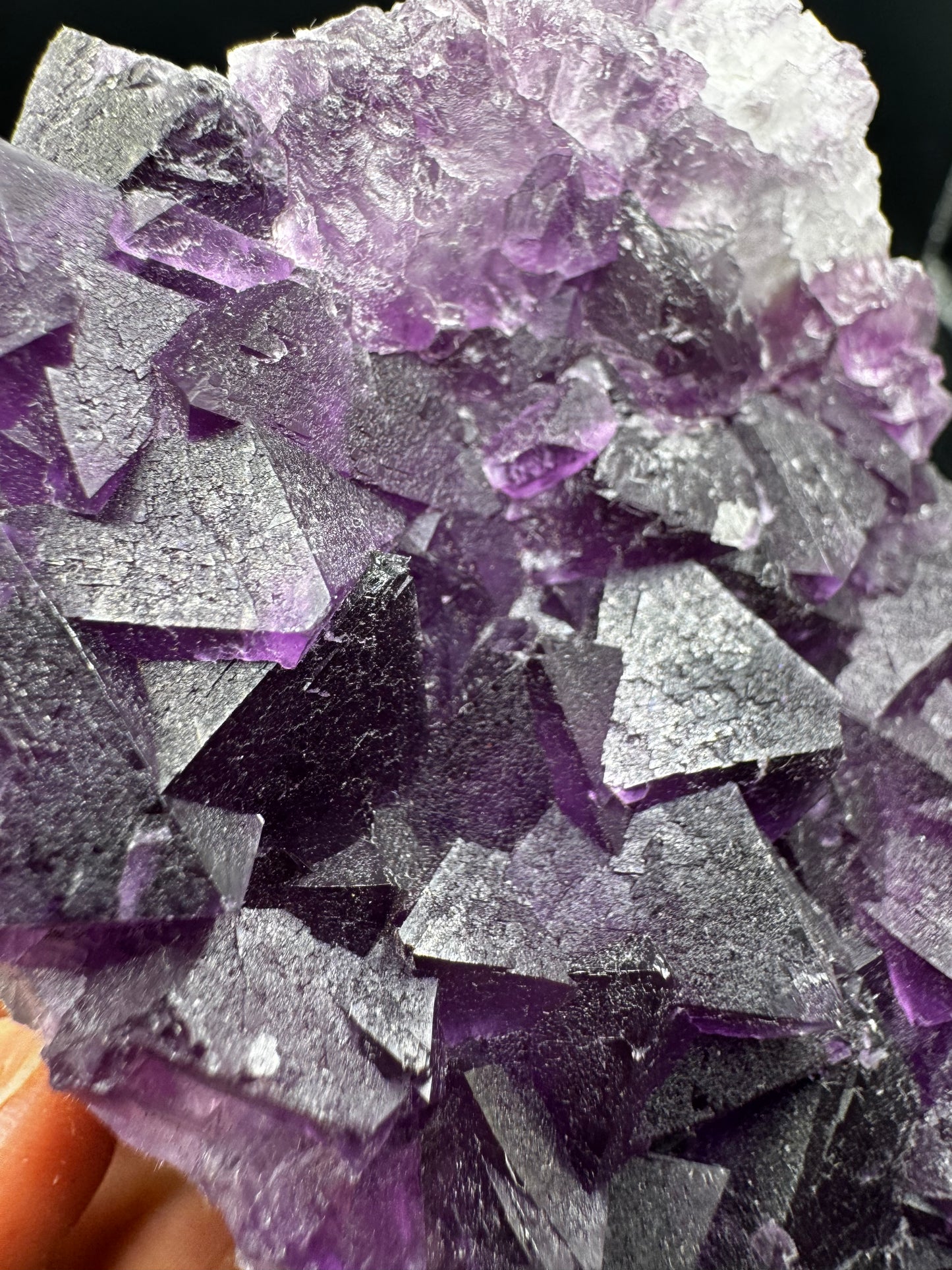 Octahedral fluorite