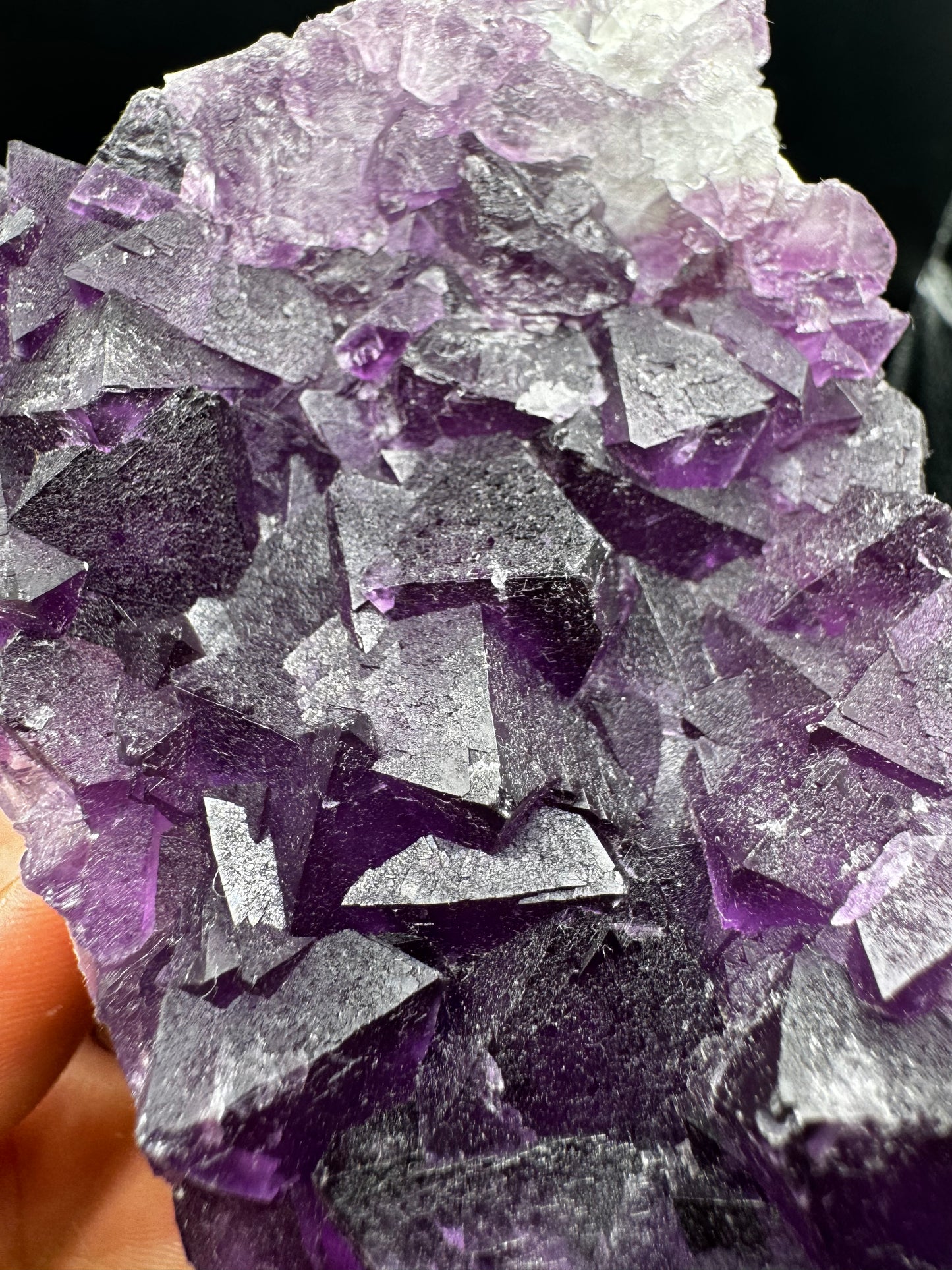 Octahedral fluorite