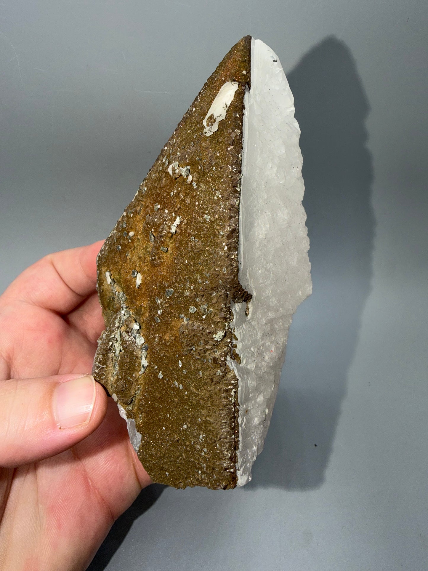￼Marcasite On Calcite