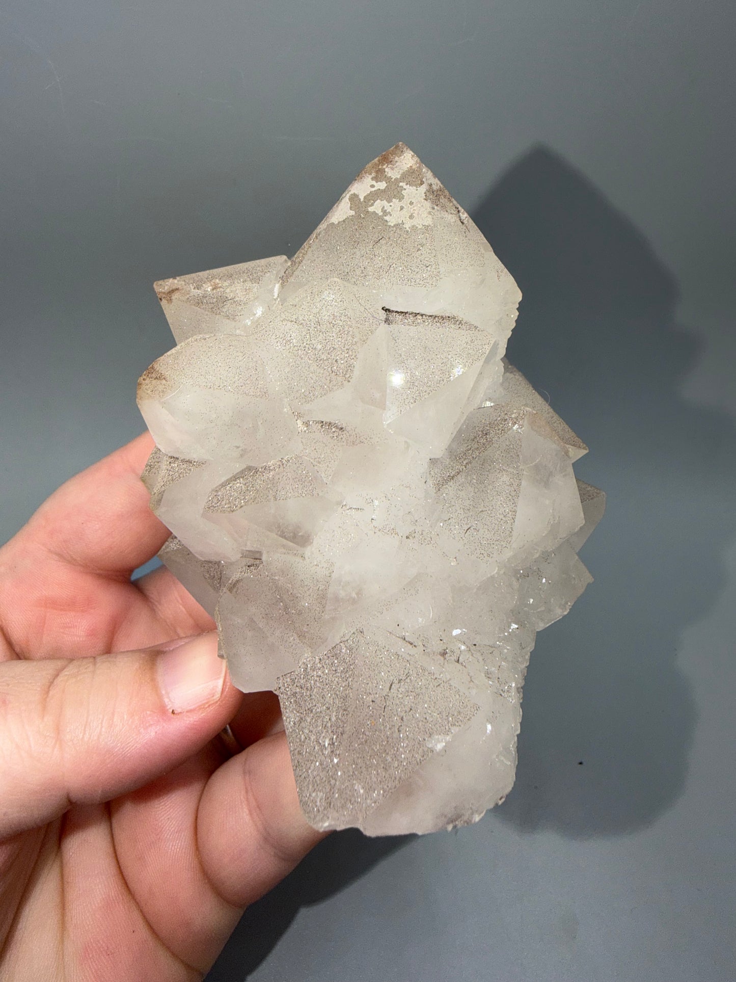 Hematite On Quartz Flower