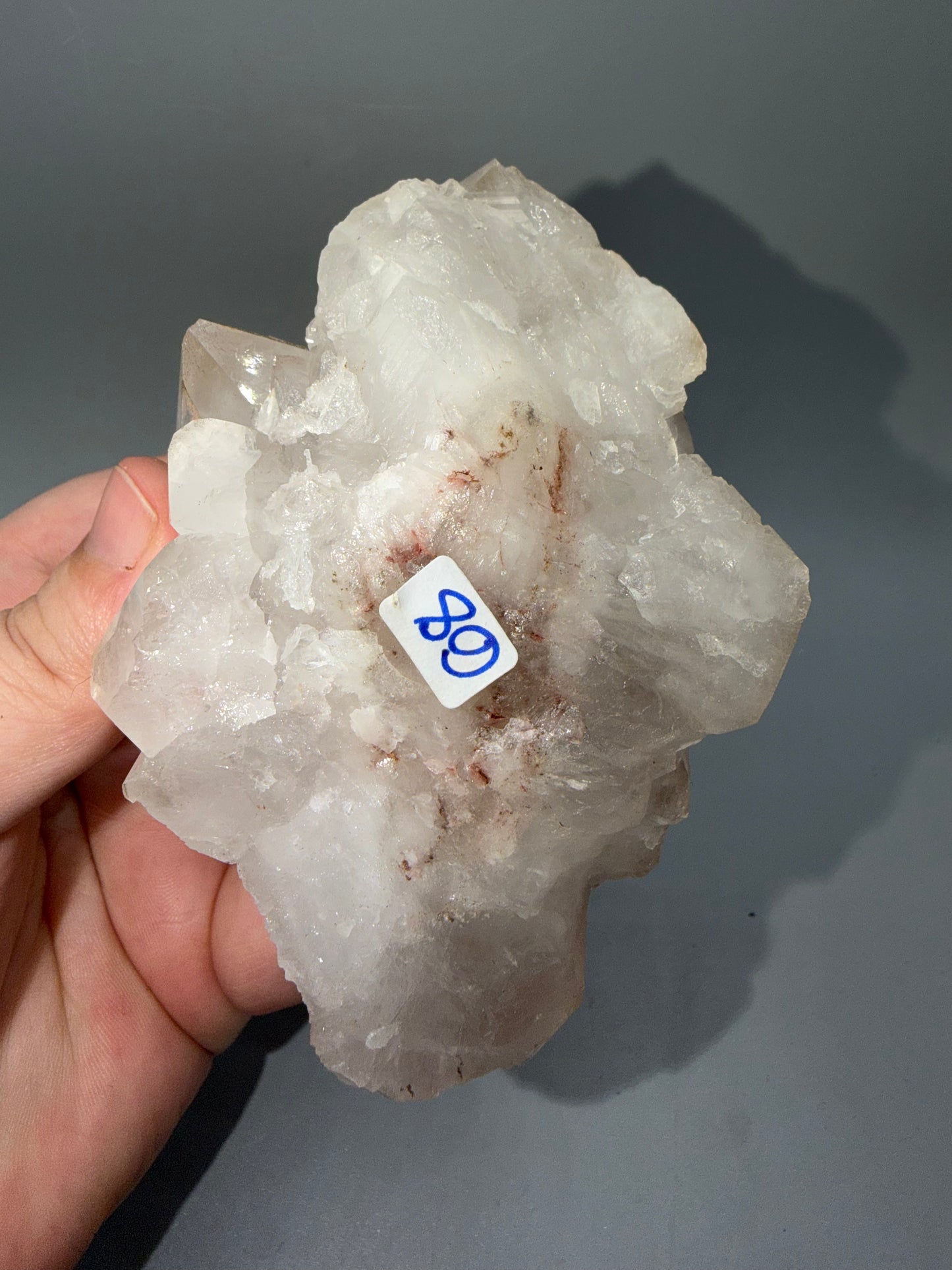 Hematite On Quartz Flower