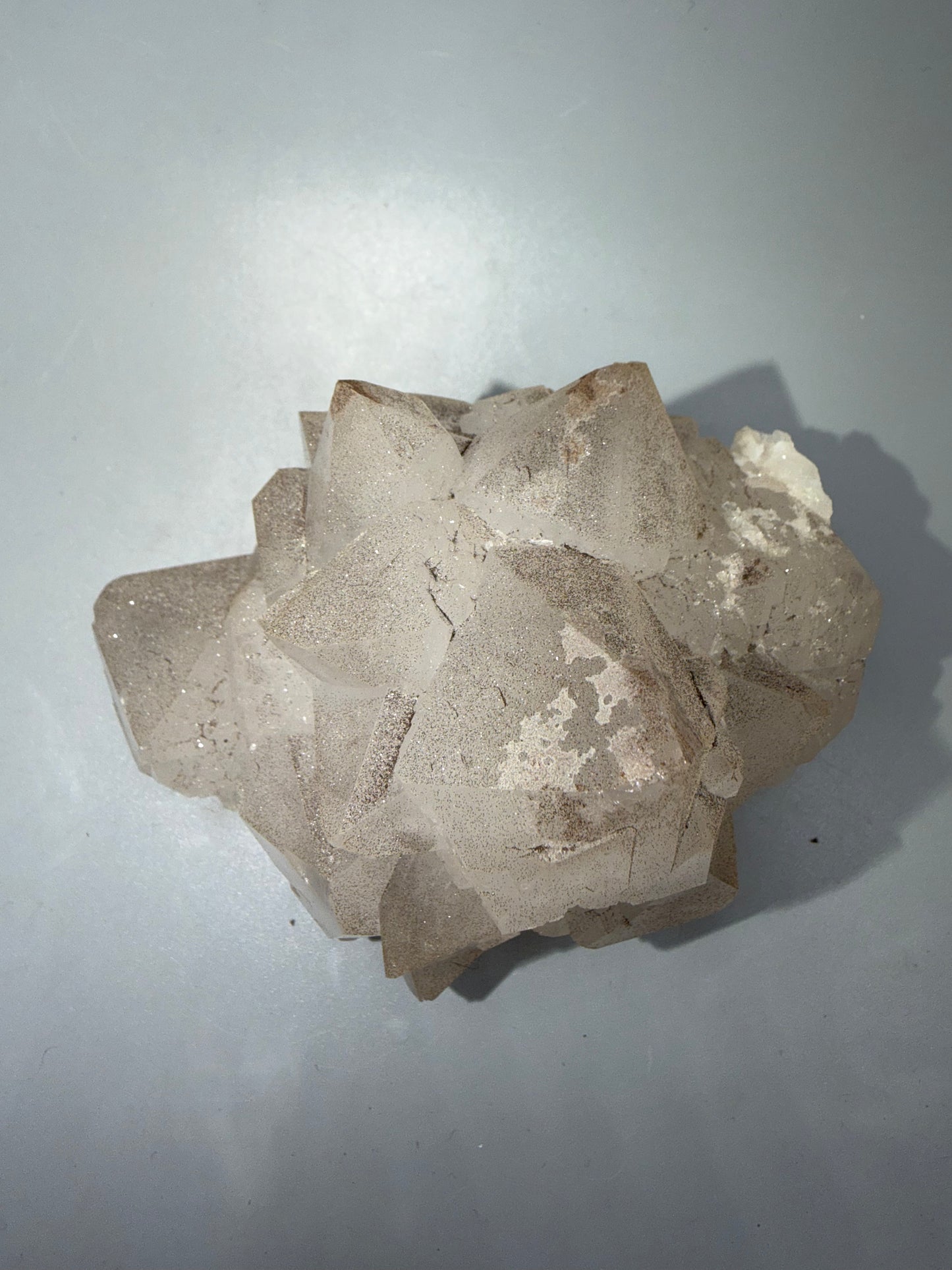 Hematite On Quartz Flower