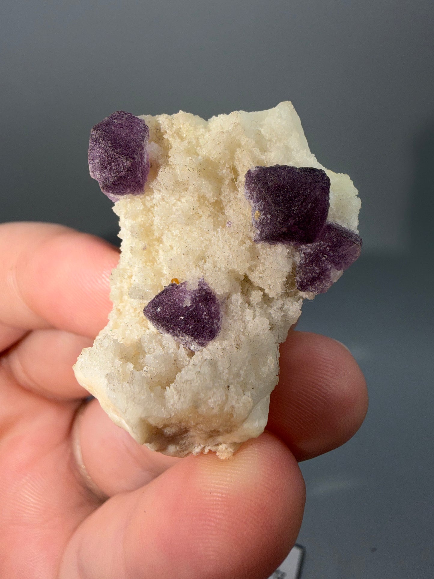 Fluorite On Quartz