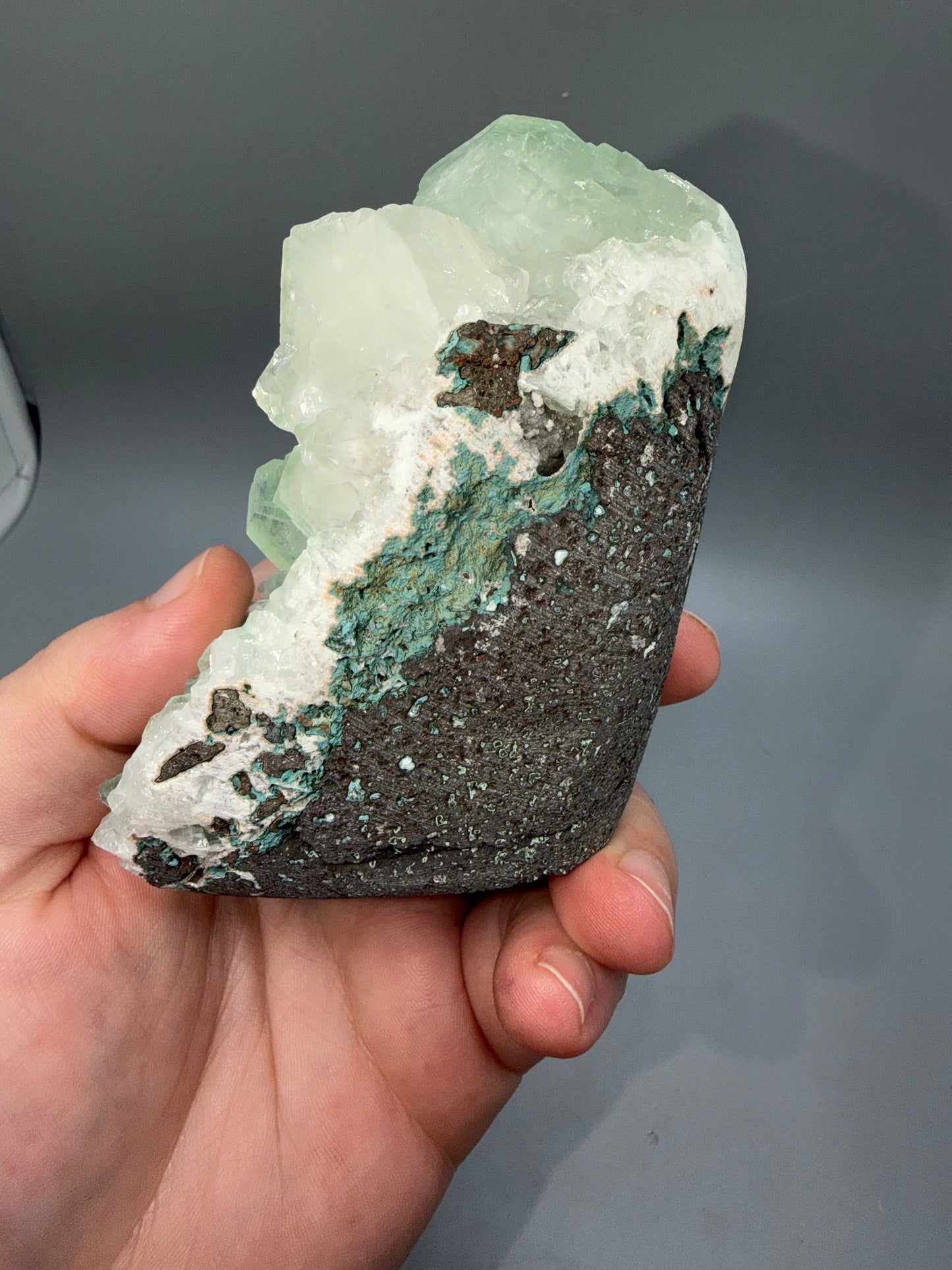 Candy green apopholite