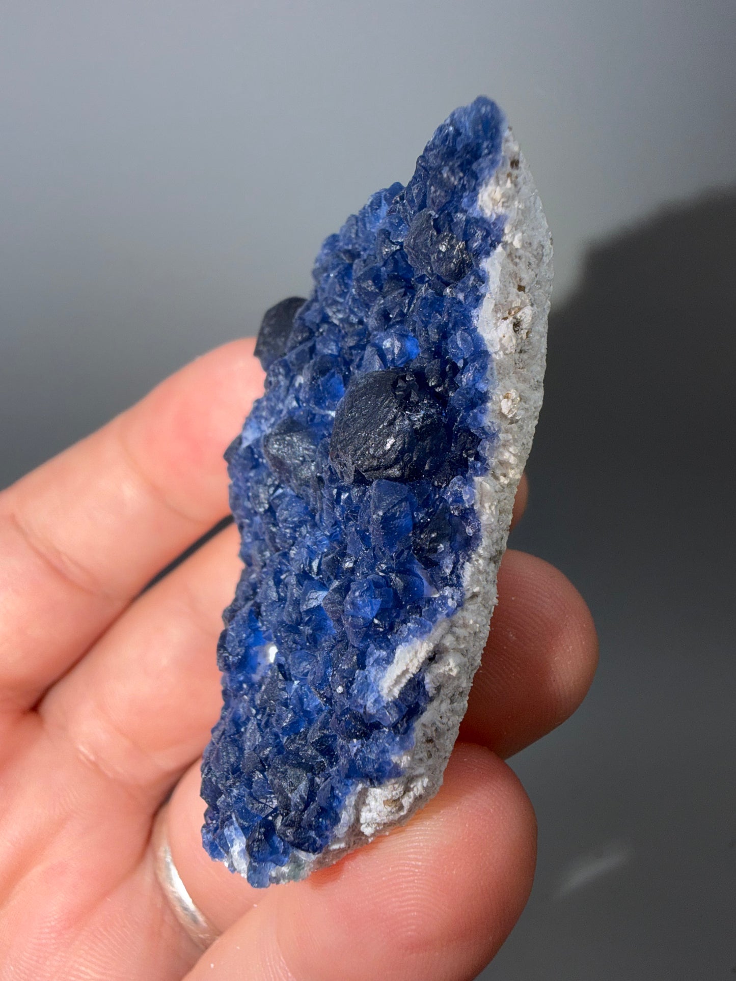 Blueberry fluorite