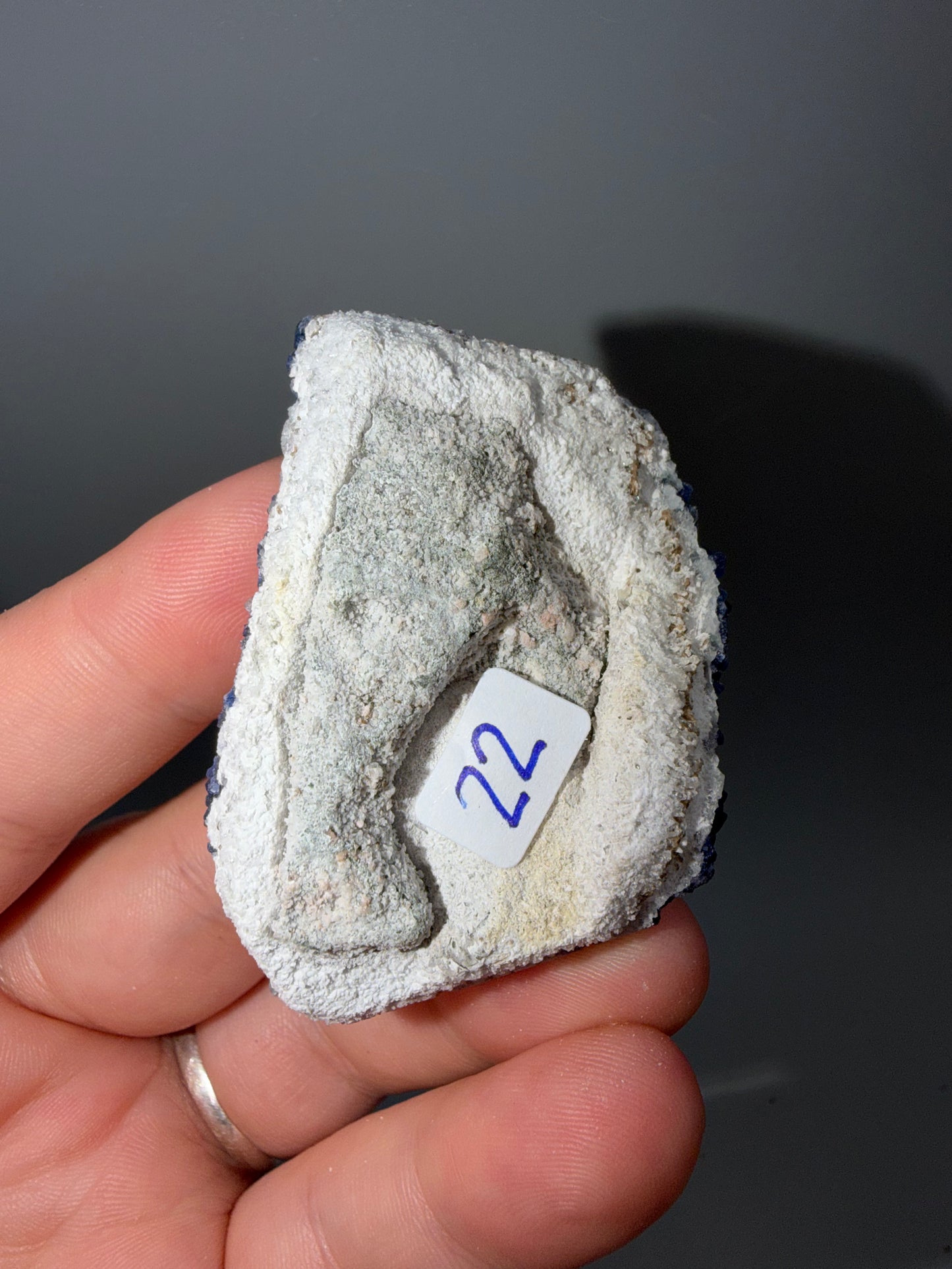 Blueberry fluorite