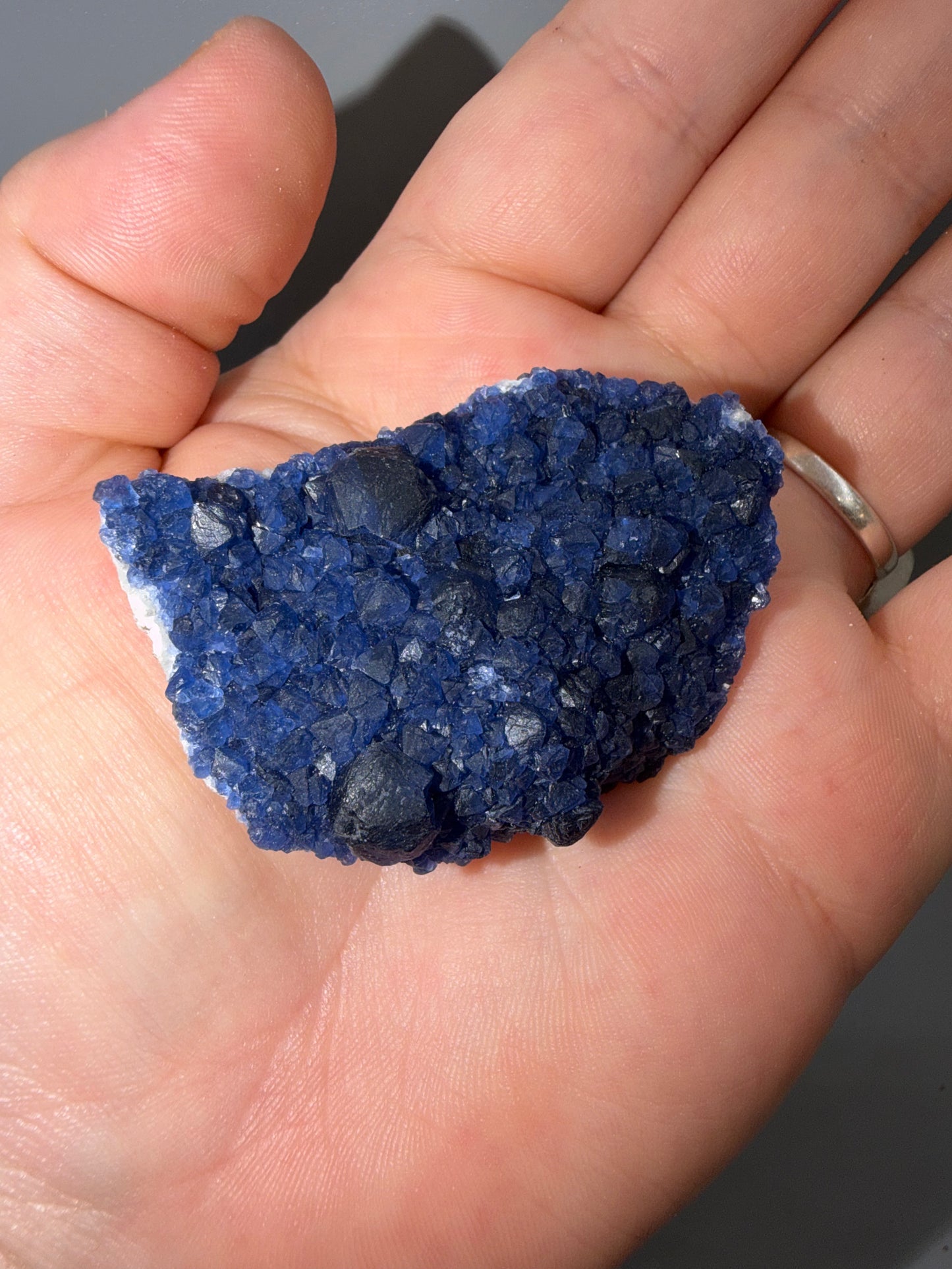 Blueberry fluorite