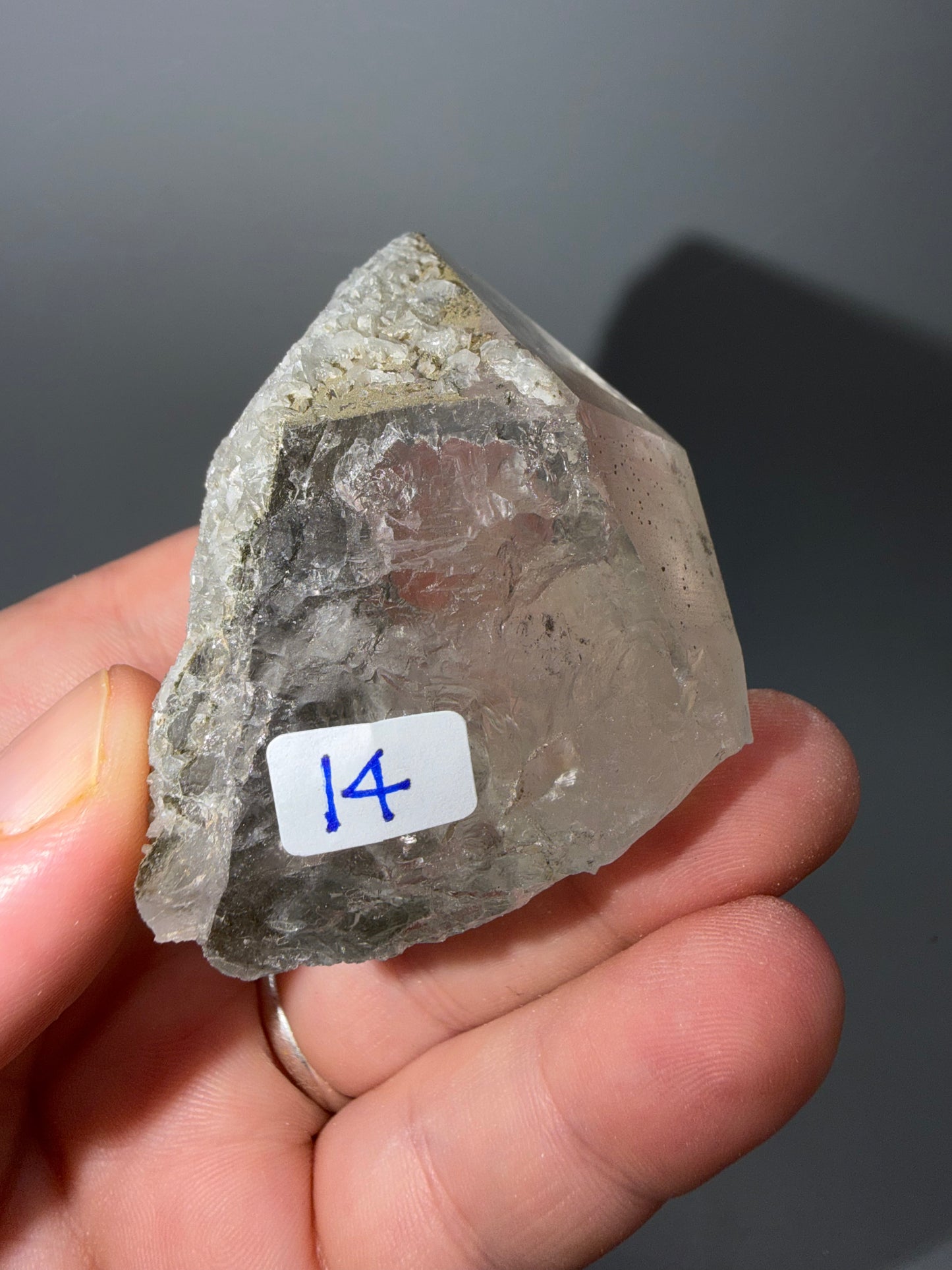 Calcite in quartz