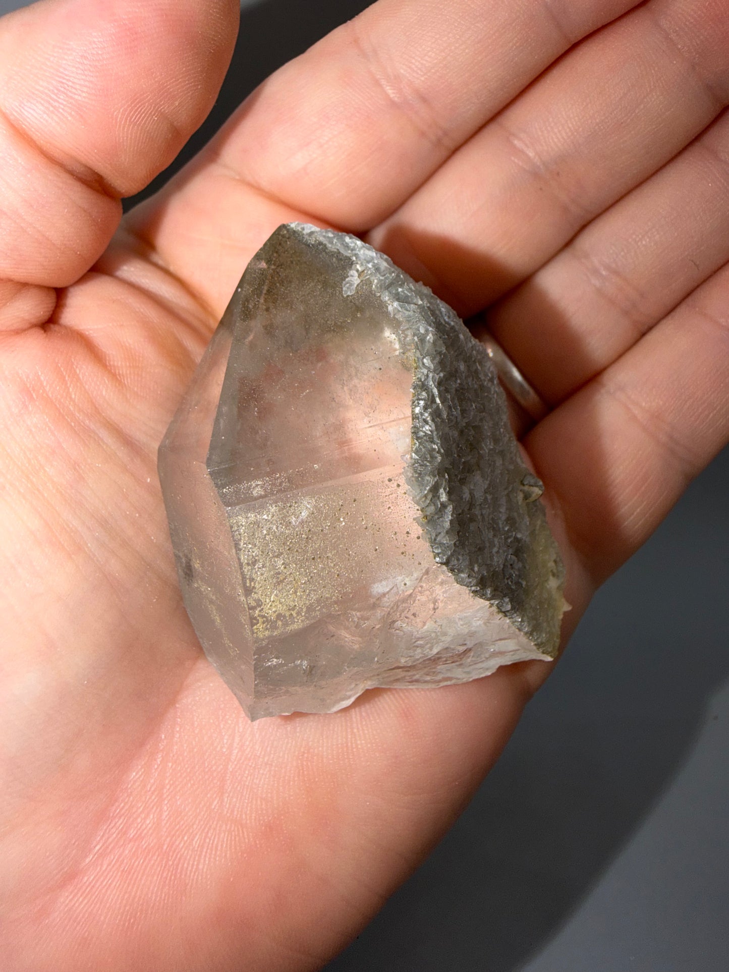 Calcite in quartz