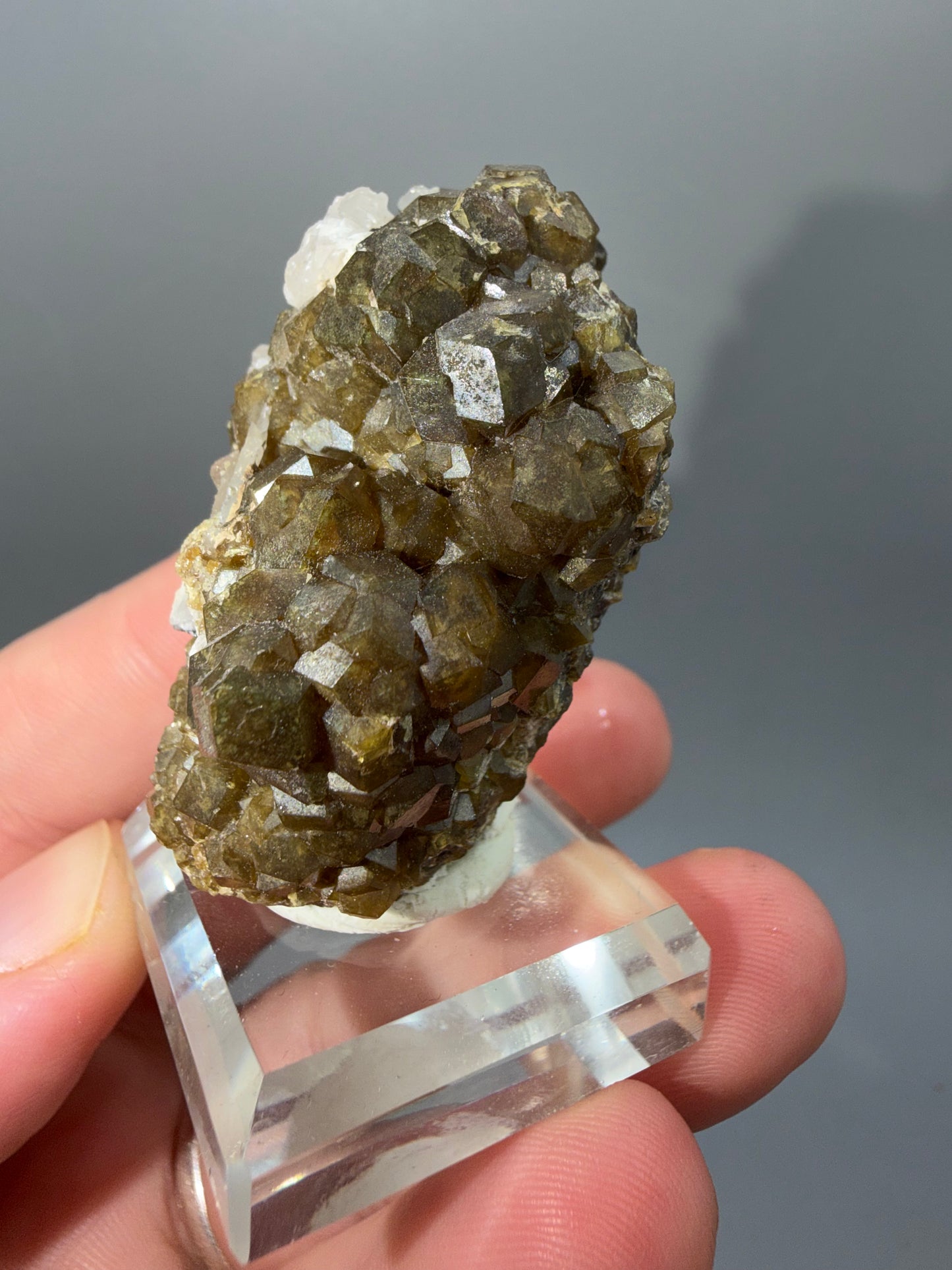 Garnet quartz calcite