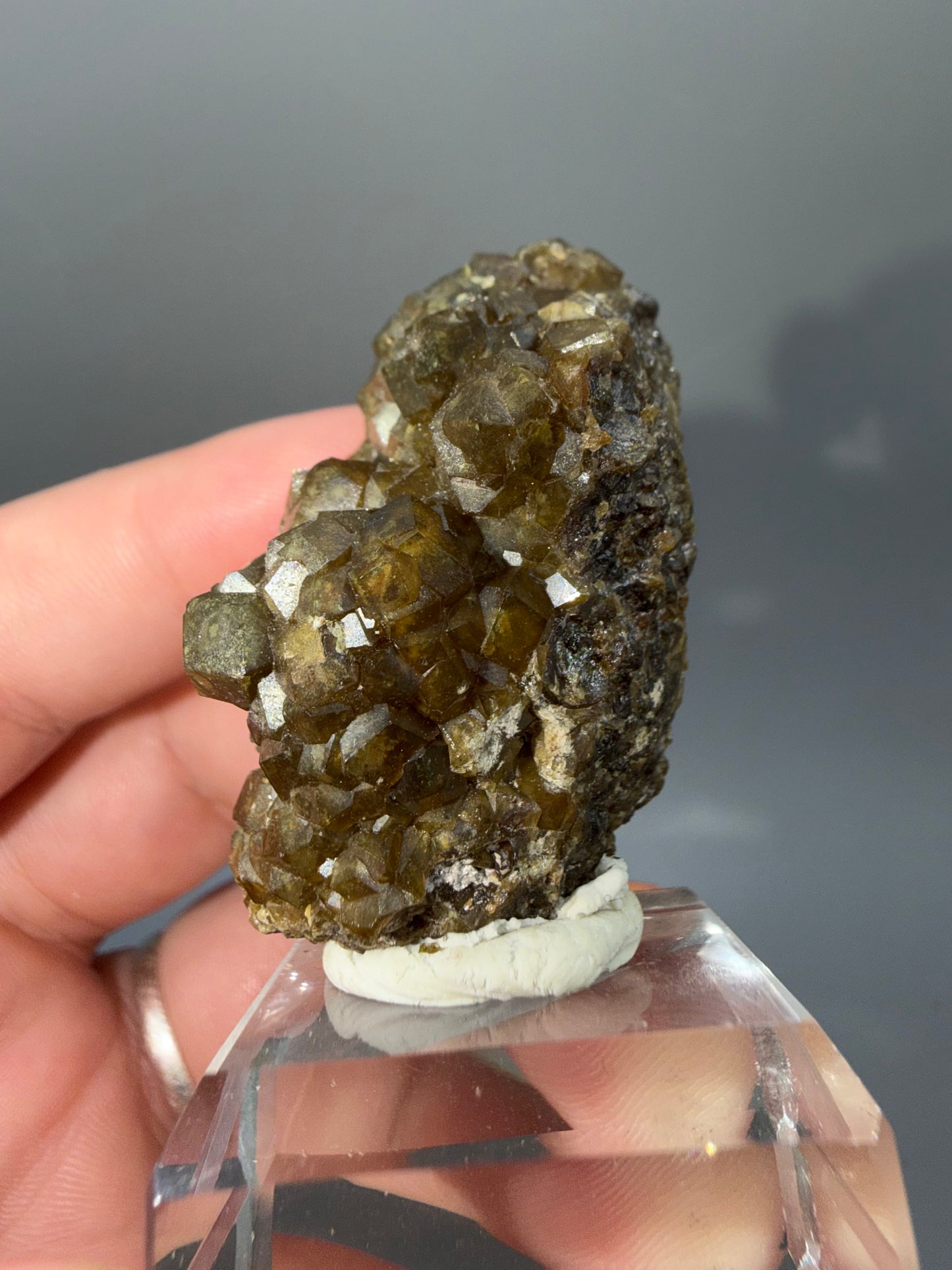 Garnet quartz calcite