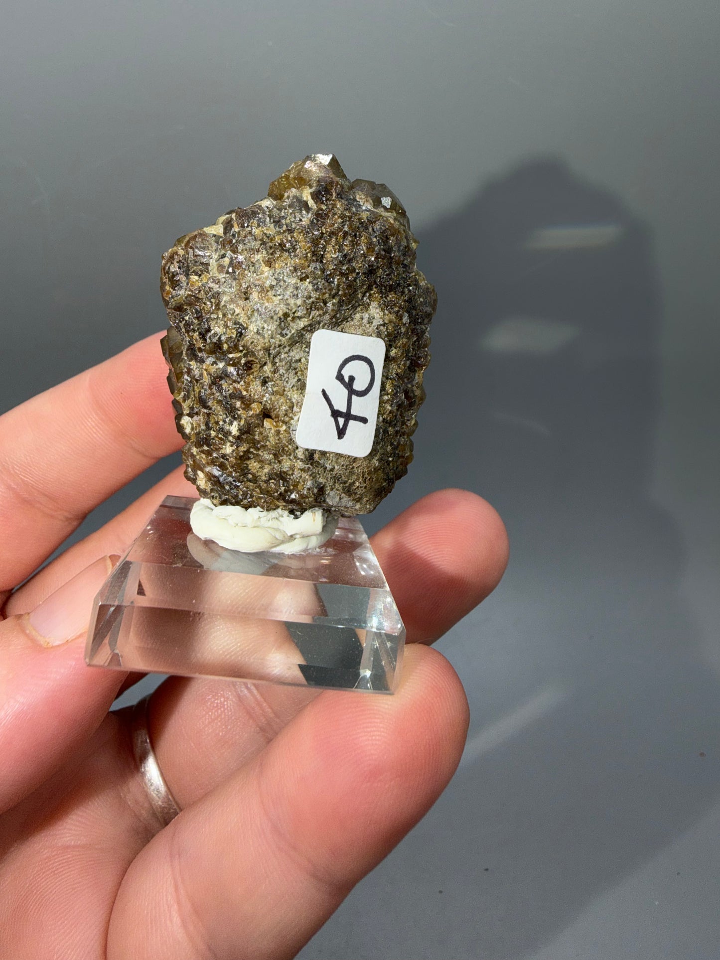 Garnet quartz calcite