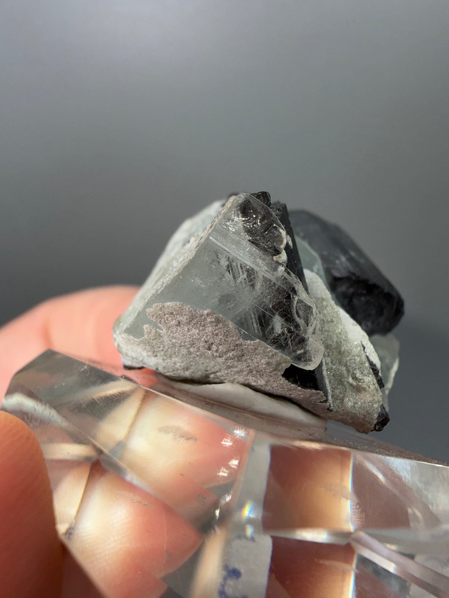 Schorl + aquamarine