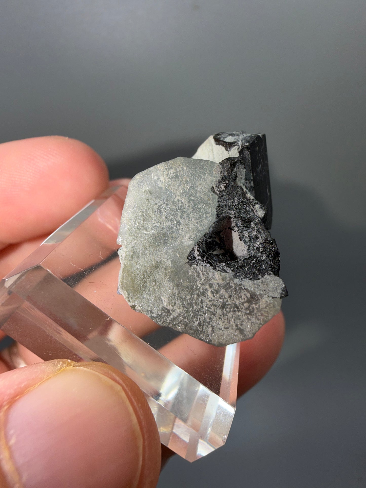Schorl + aquamarine