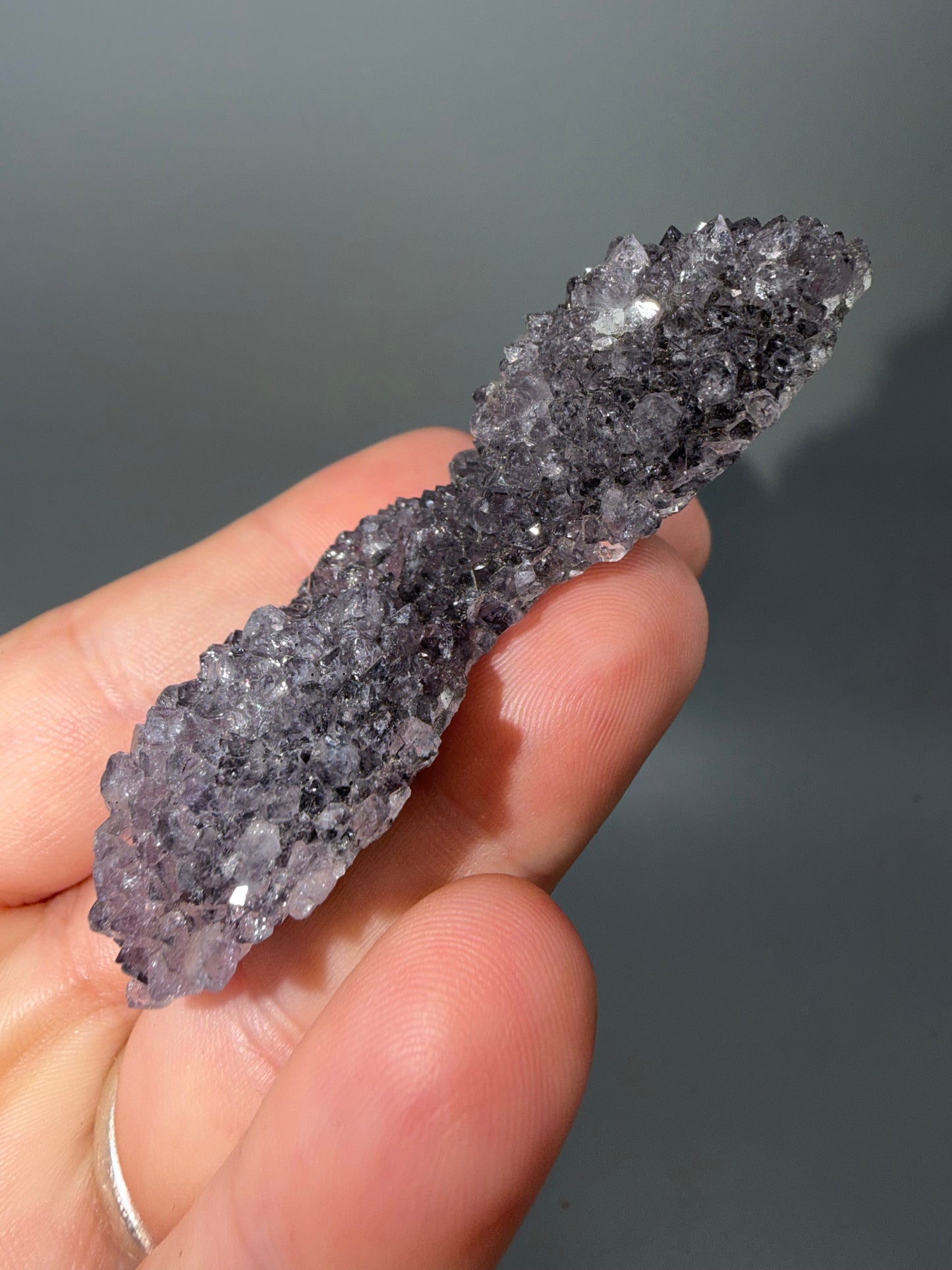 Amethyst stalactite