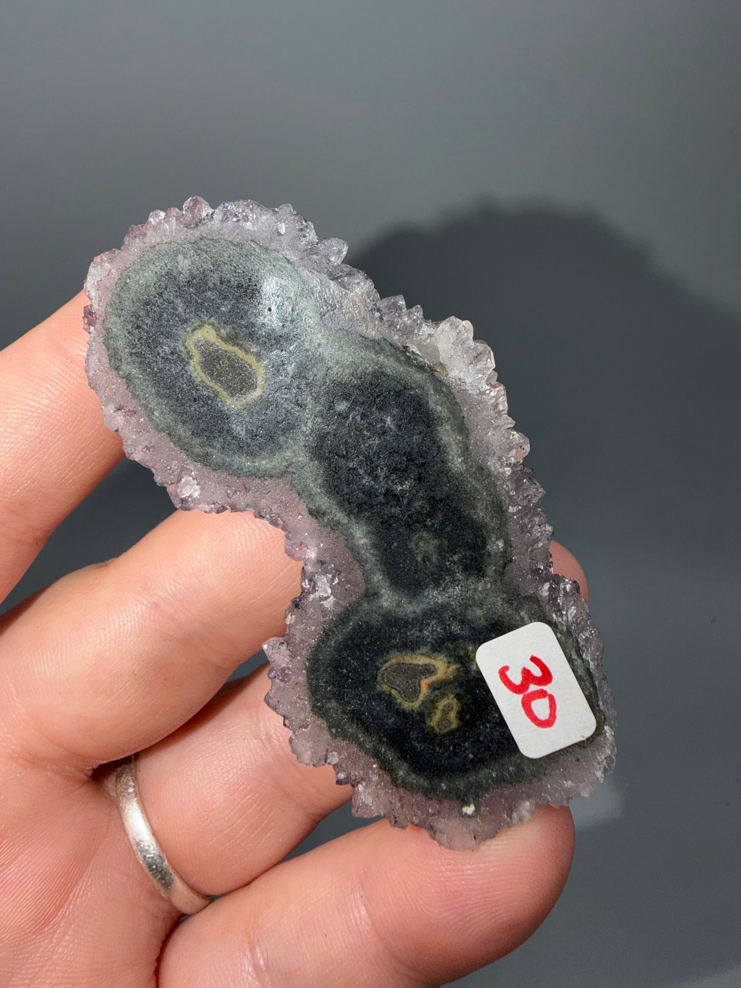 Amethyst stalactite