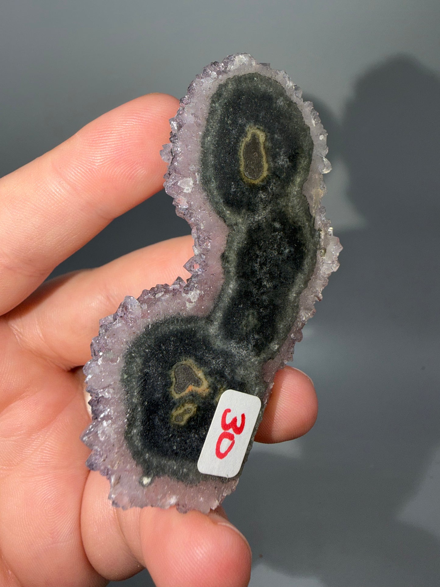 Amethyst stalactite