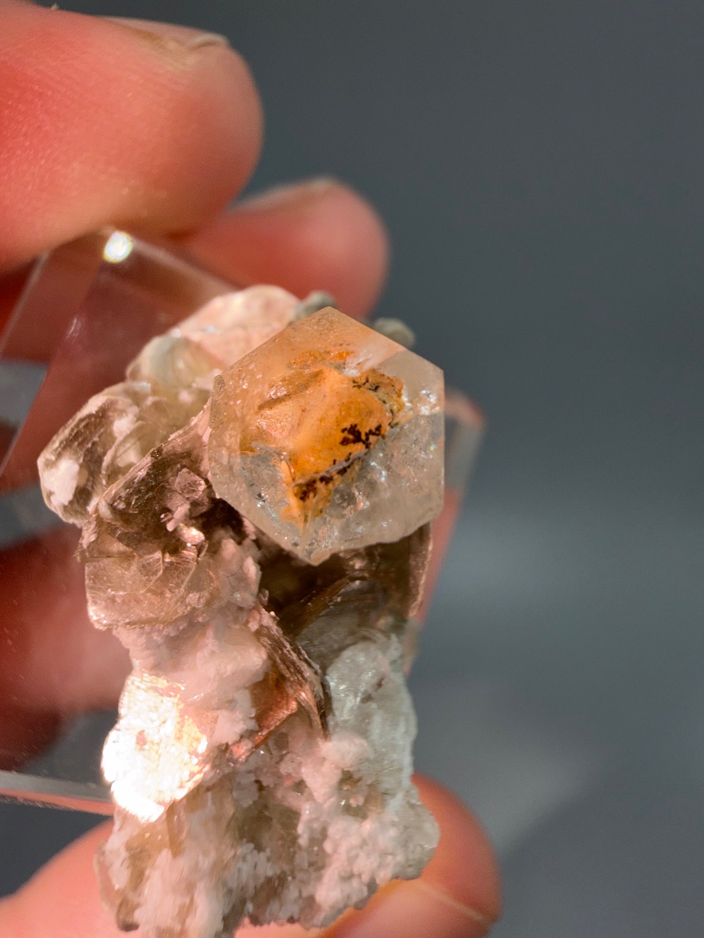 Aquamarine + mica