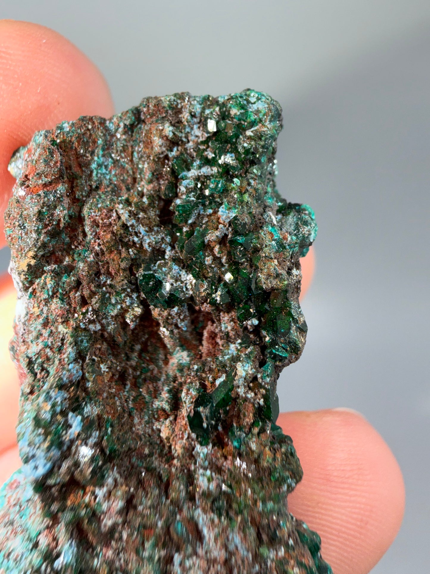 Malachite, Diaptase, Chrysocolla