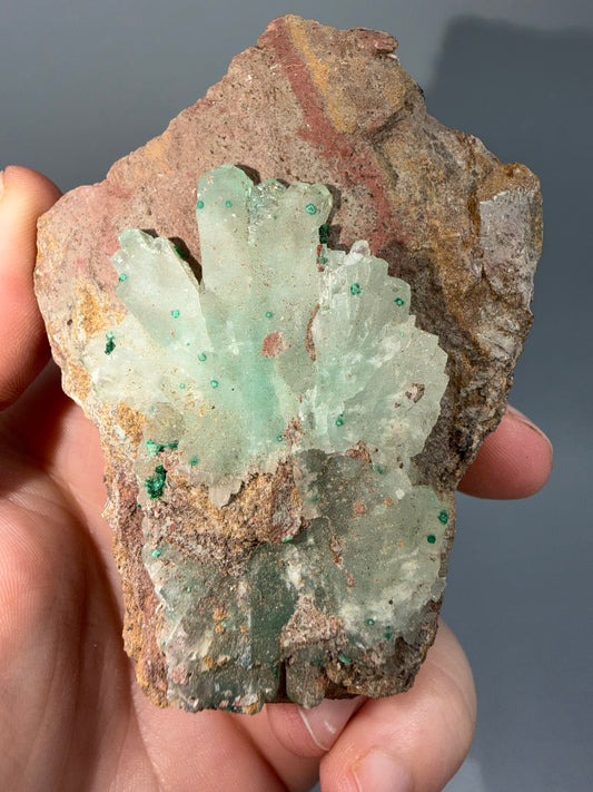 Malachite On Barite