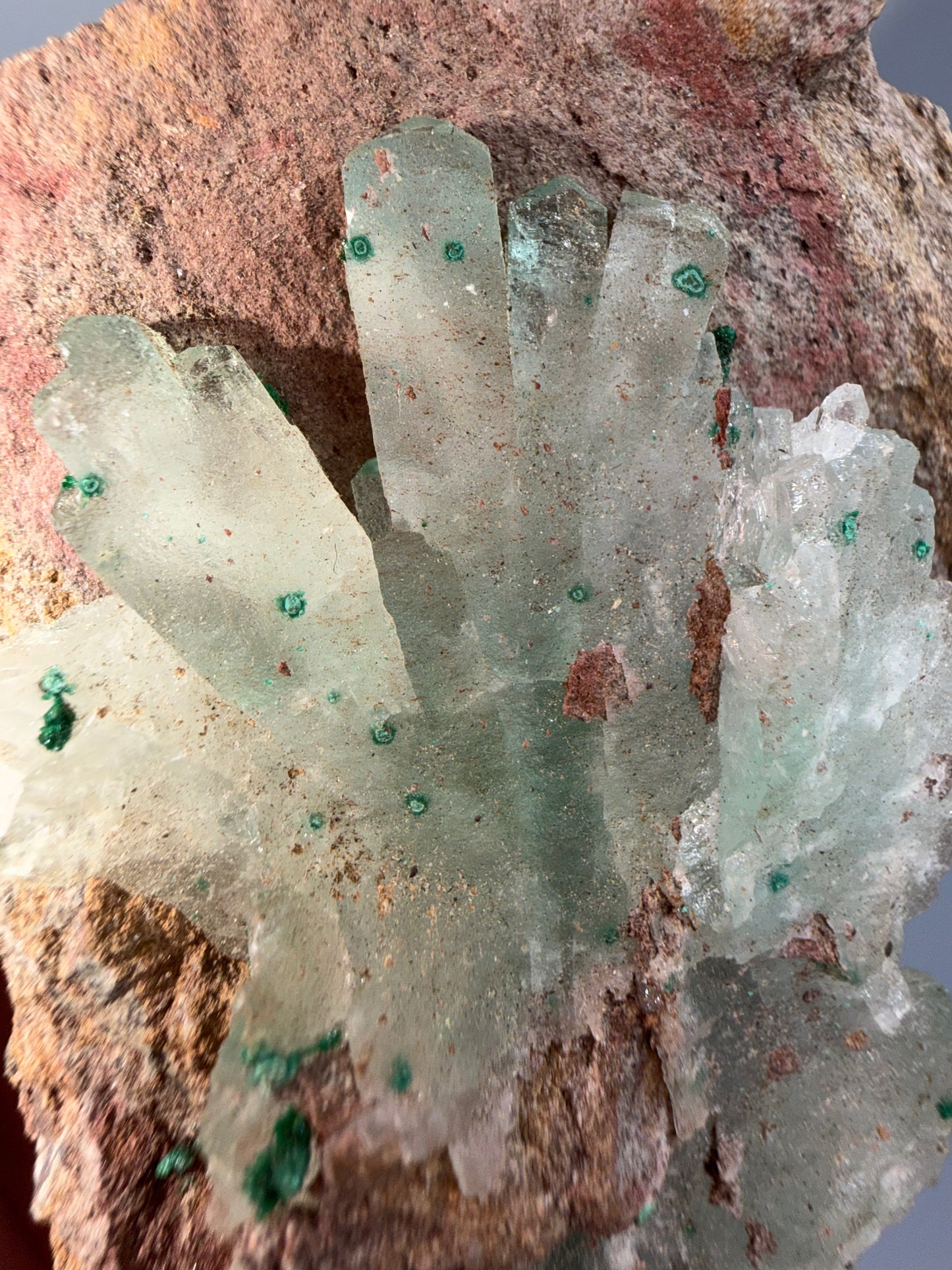 Malachite On Barite