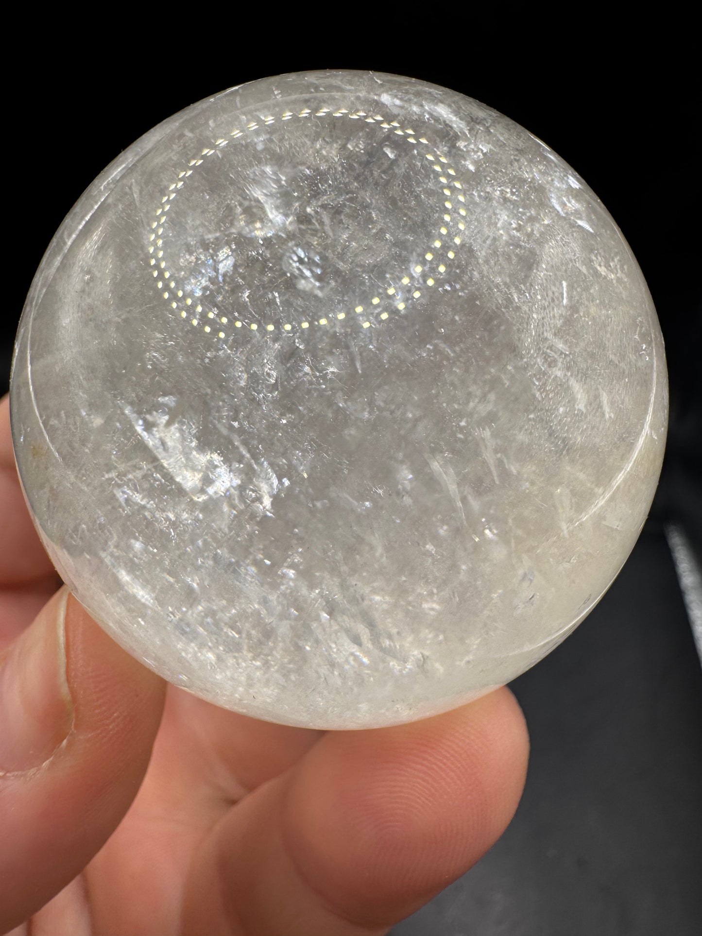 Optical calcite sphere