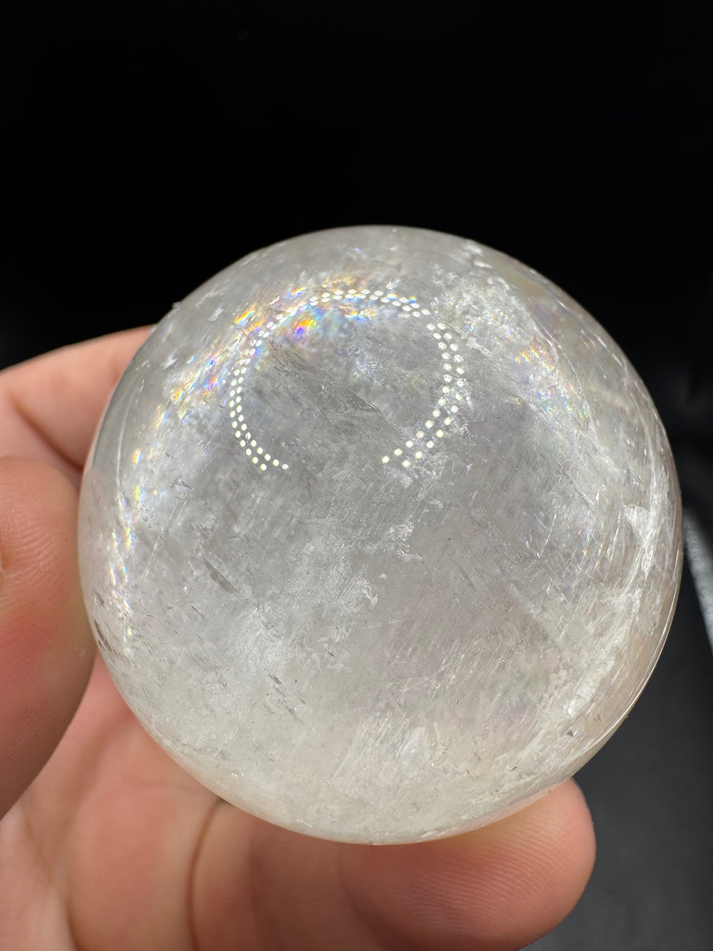 Optical calcite sphere