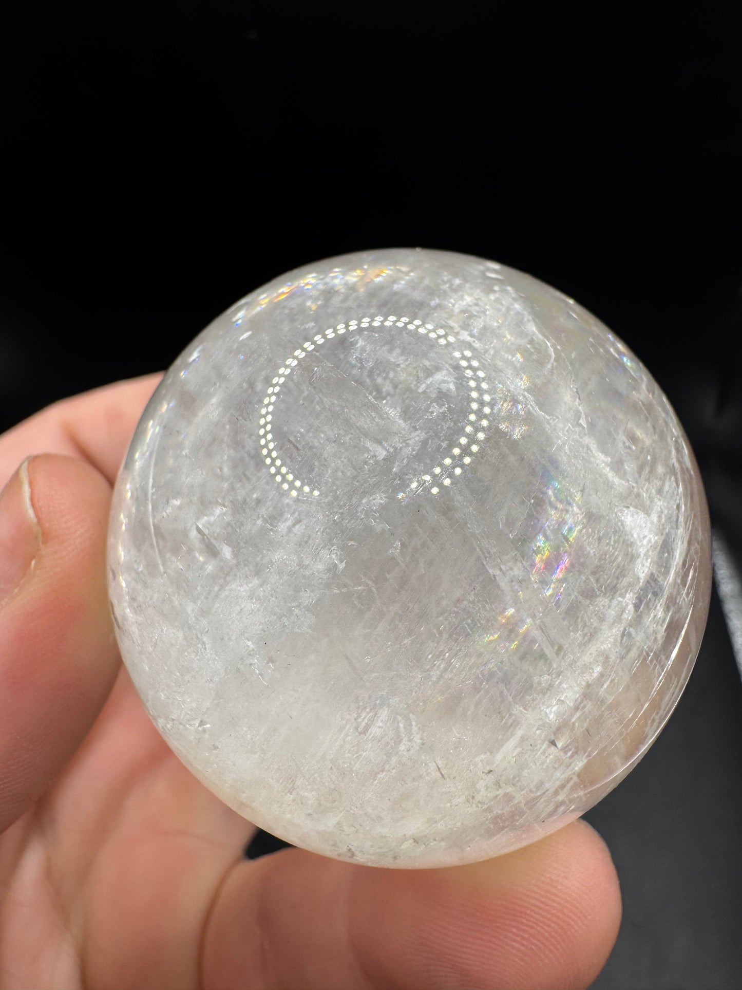 Optical calcite sphere