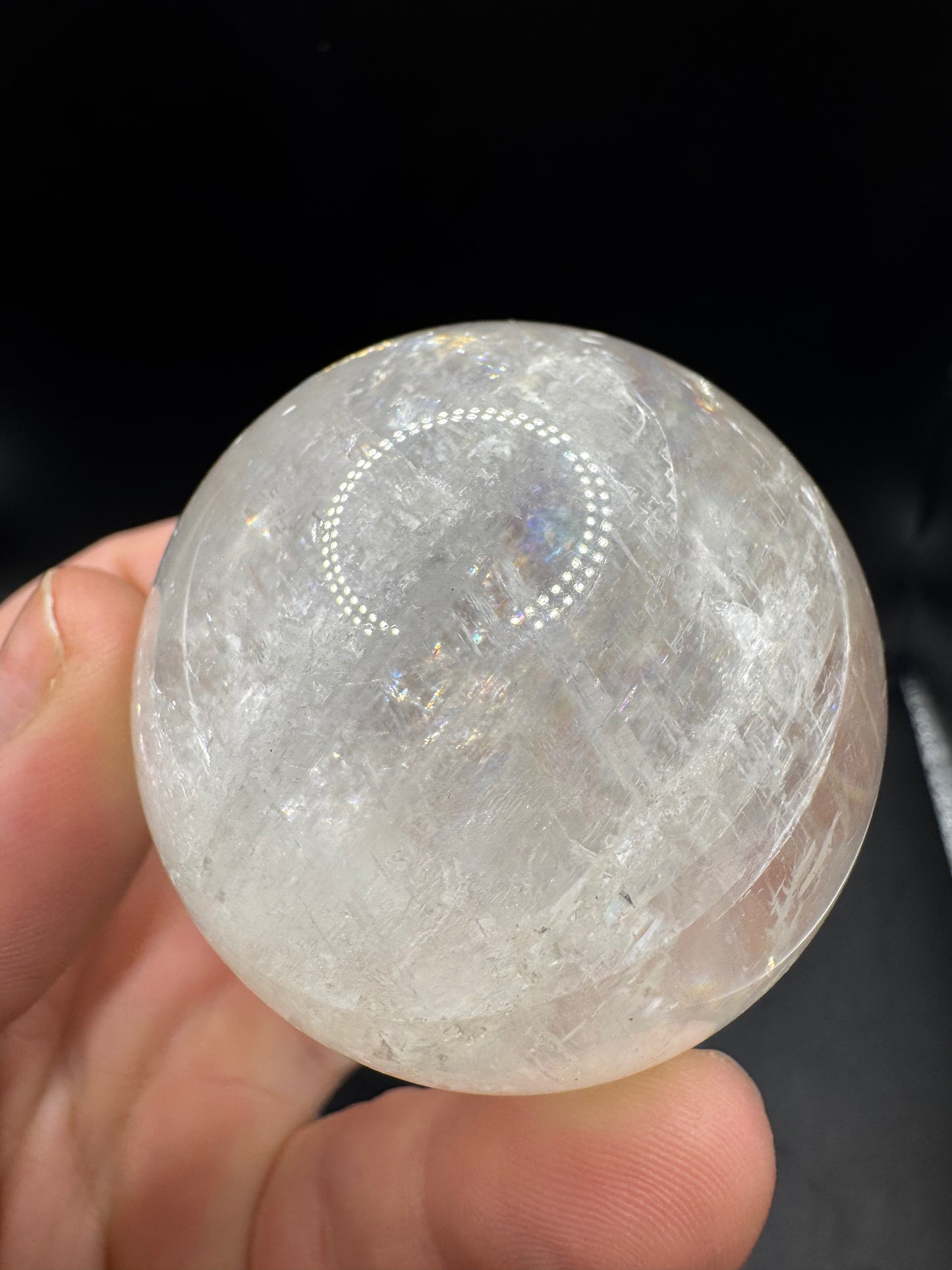Optical calcite sphere