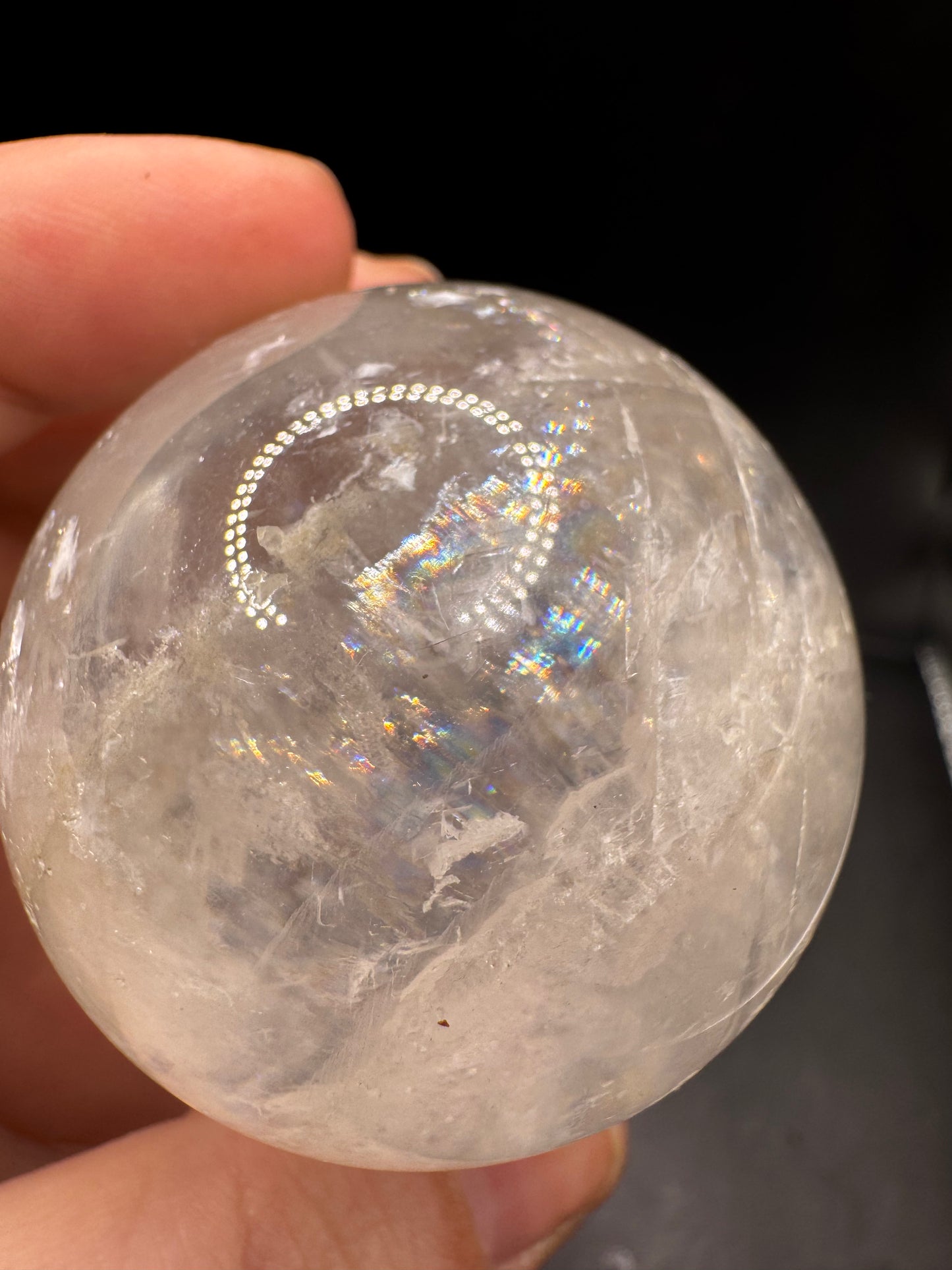 Optical calcite sphere