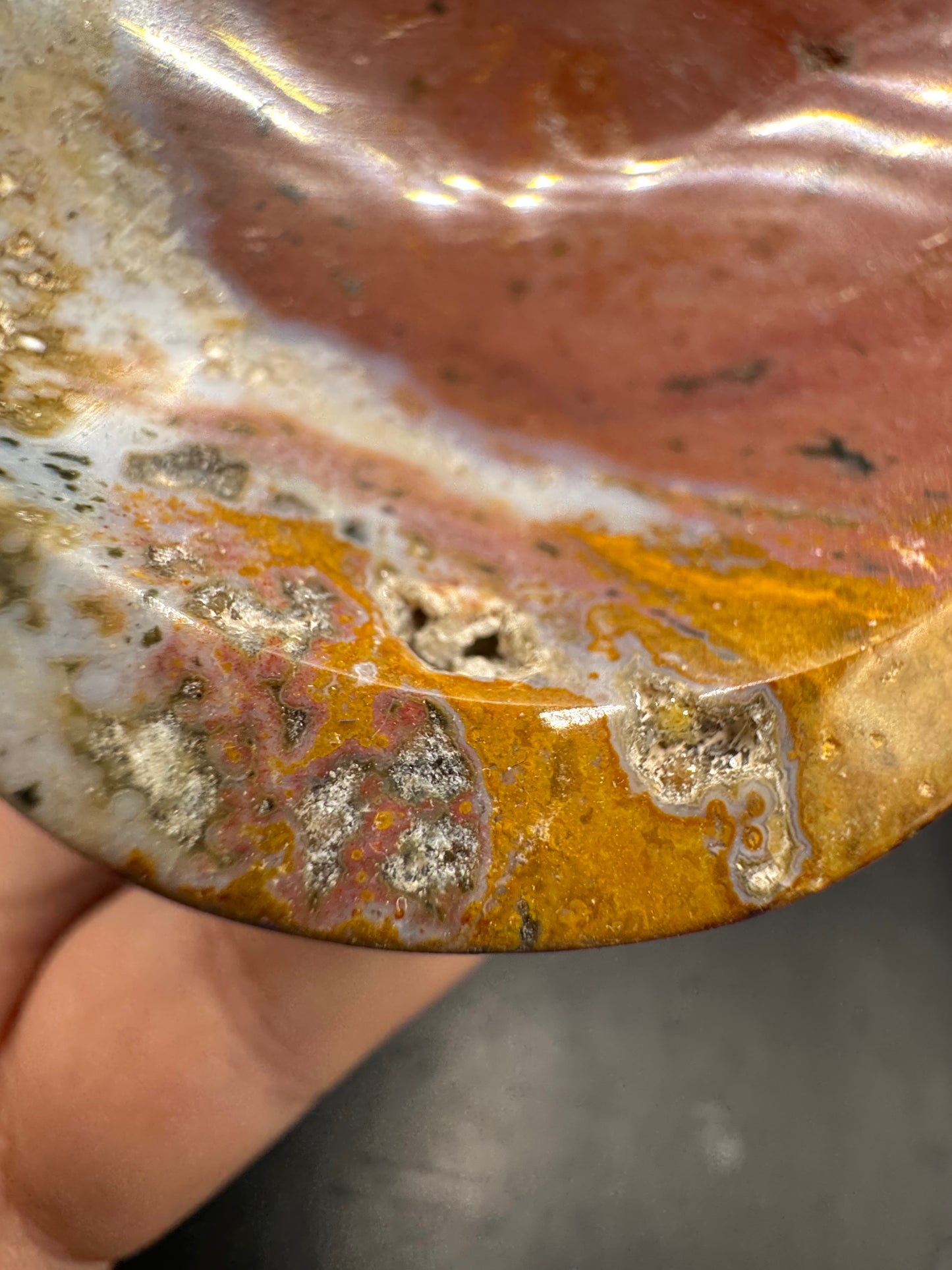 Ocean jasper bowl