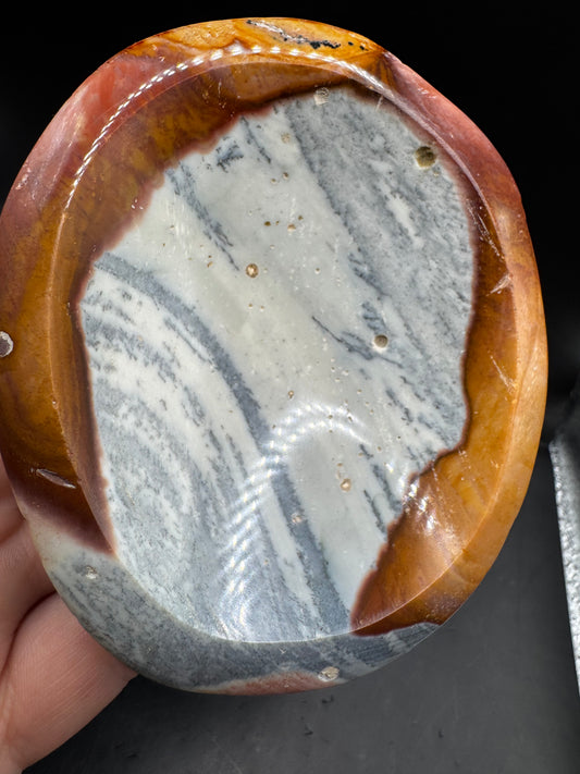Polychrome jasper bowl