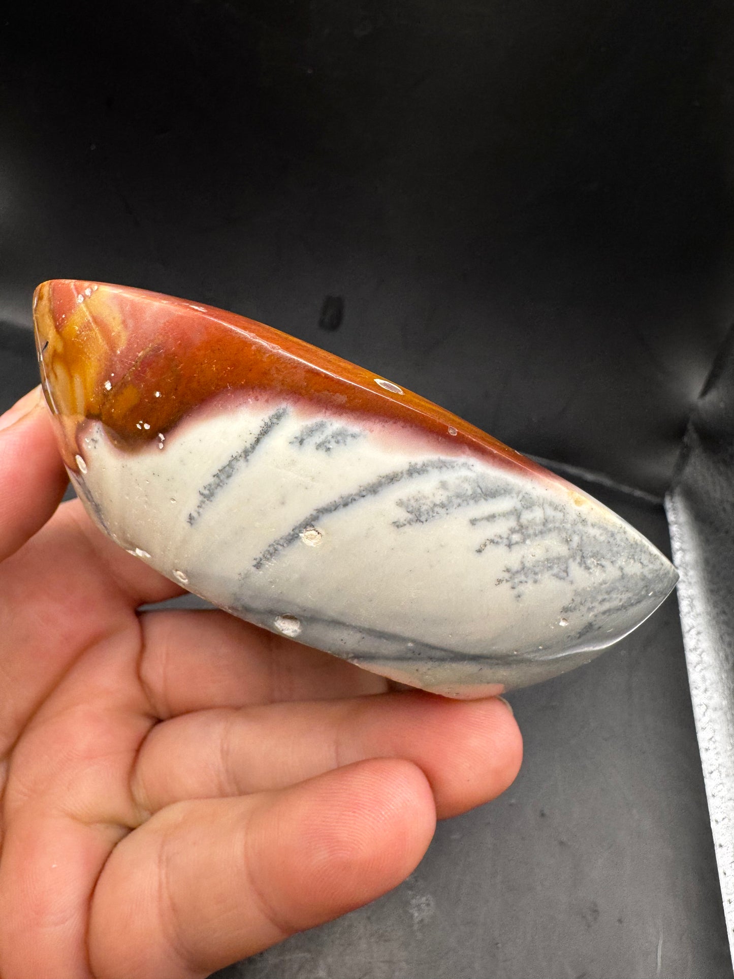 Polychrome jasper bowl