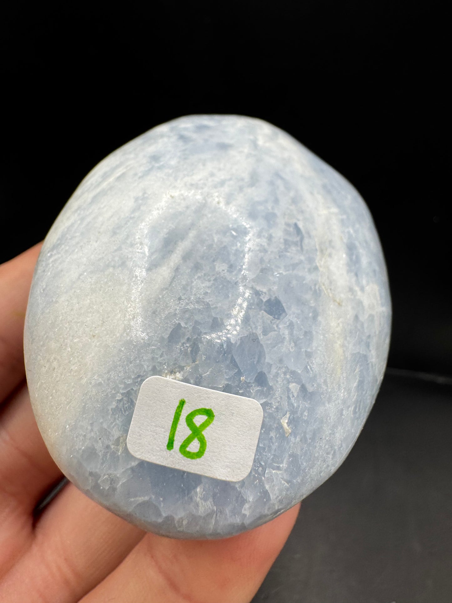 Blue calcite
