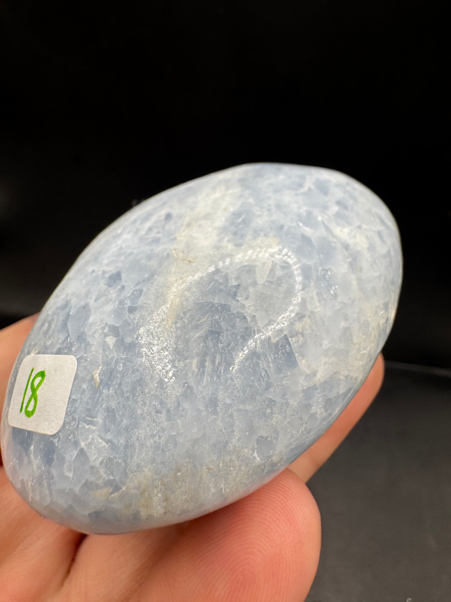 Blue calcite