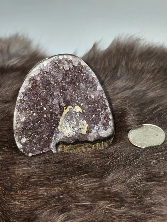 Amethyst calcite