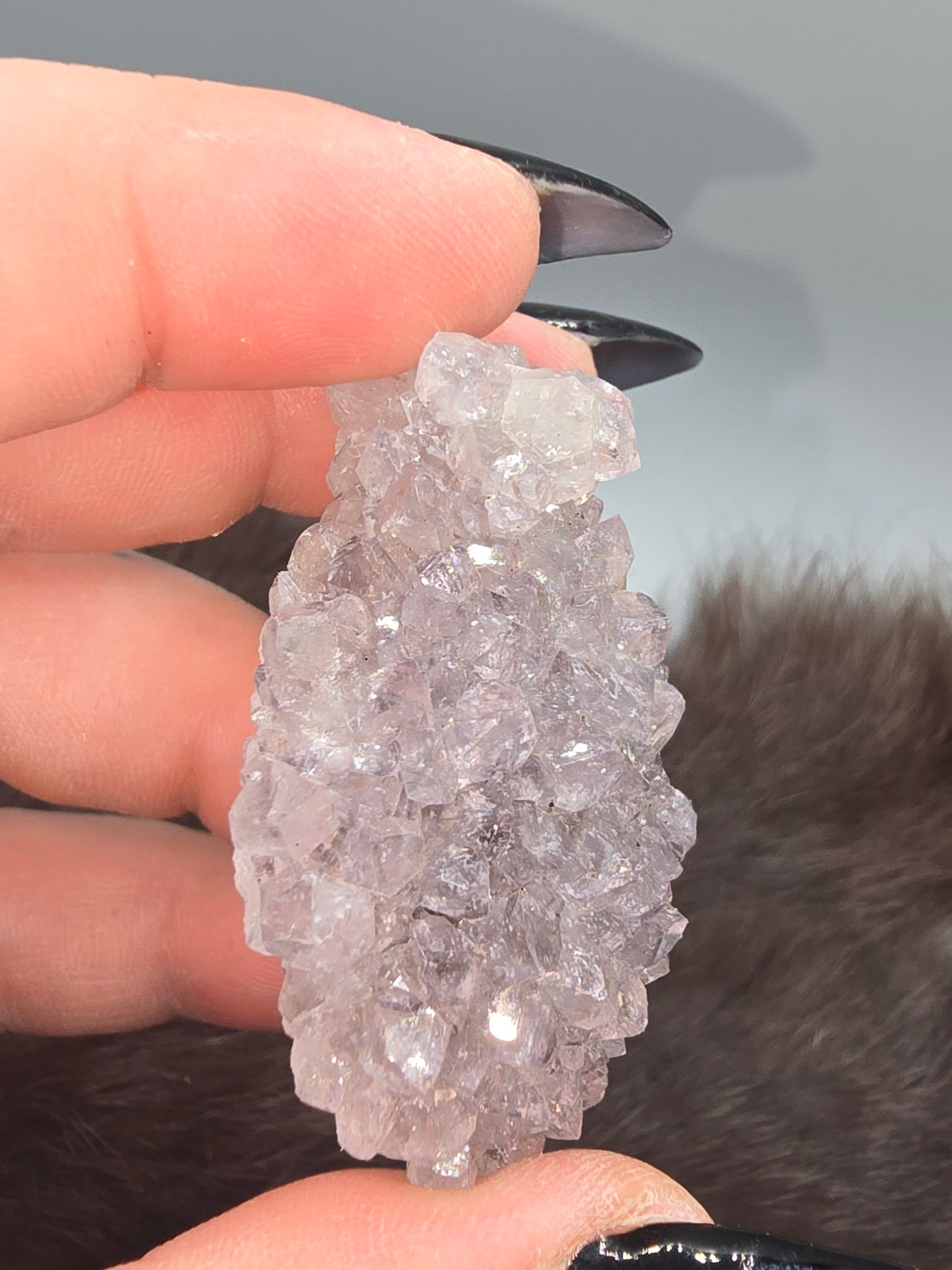 Amethyst stalactite