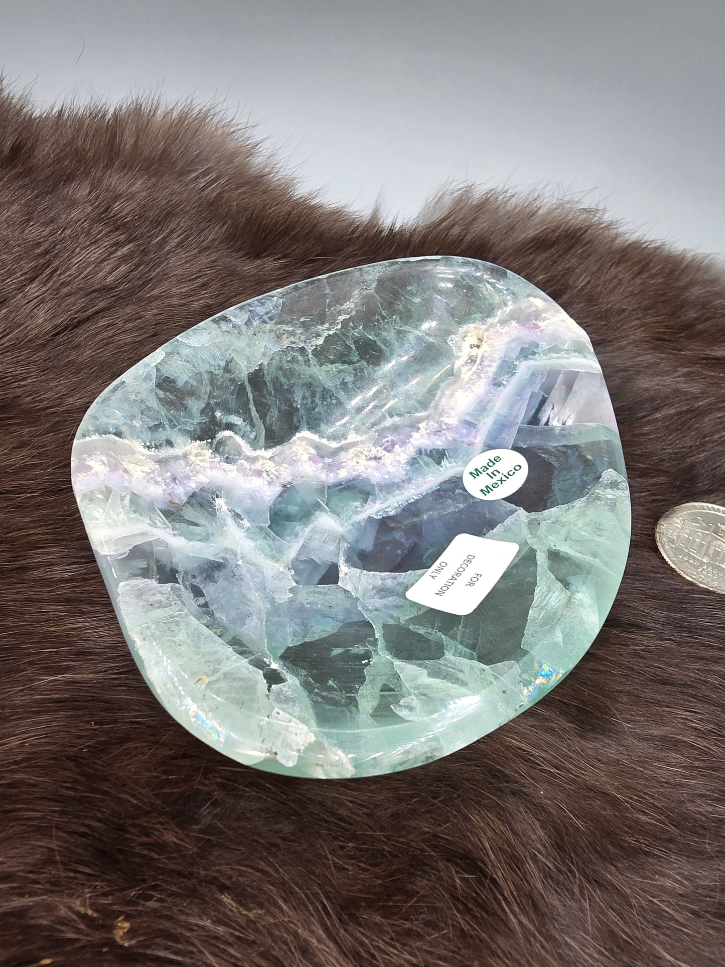 Fluorite bowl