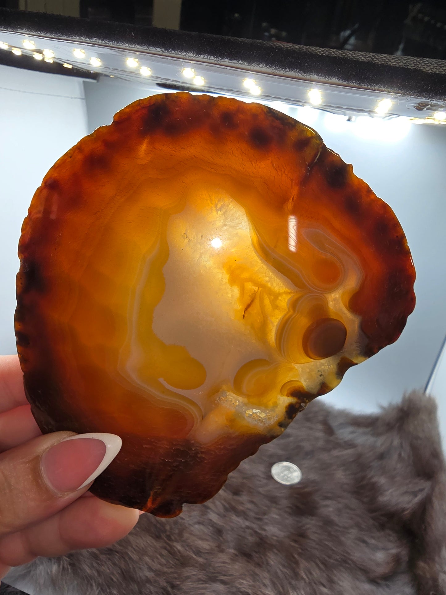 Carnelian slice