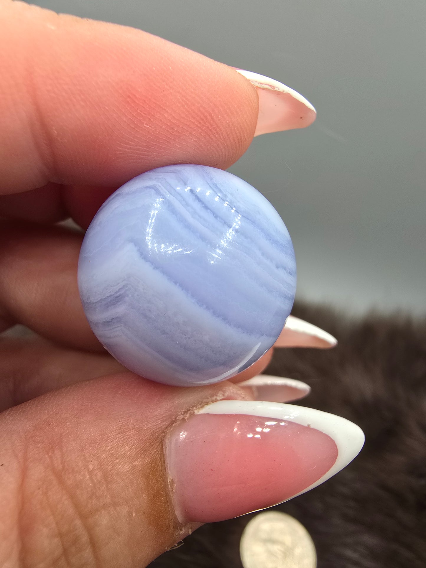 Blue lace agate