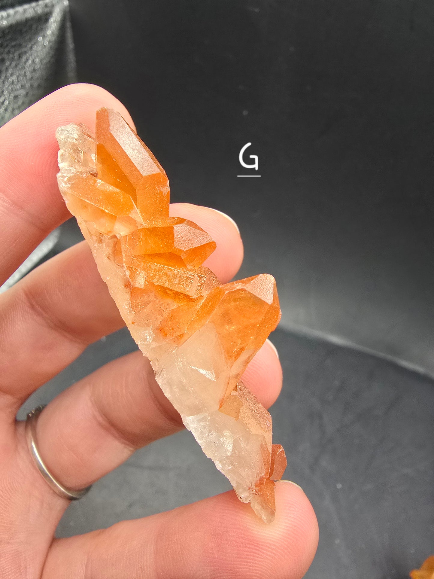 Tangerine quartz