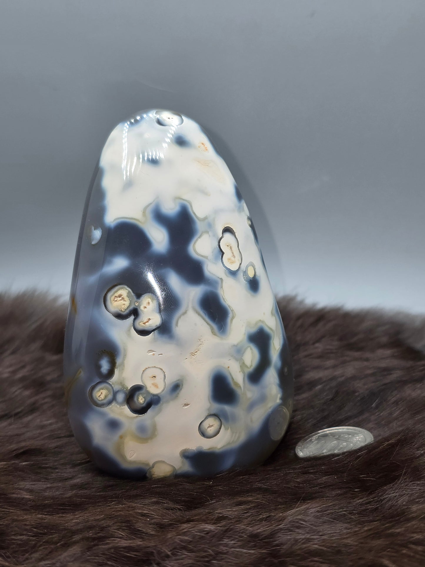 Yellow orca agate