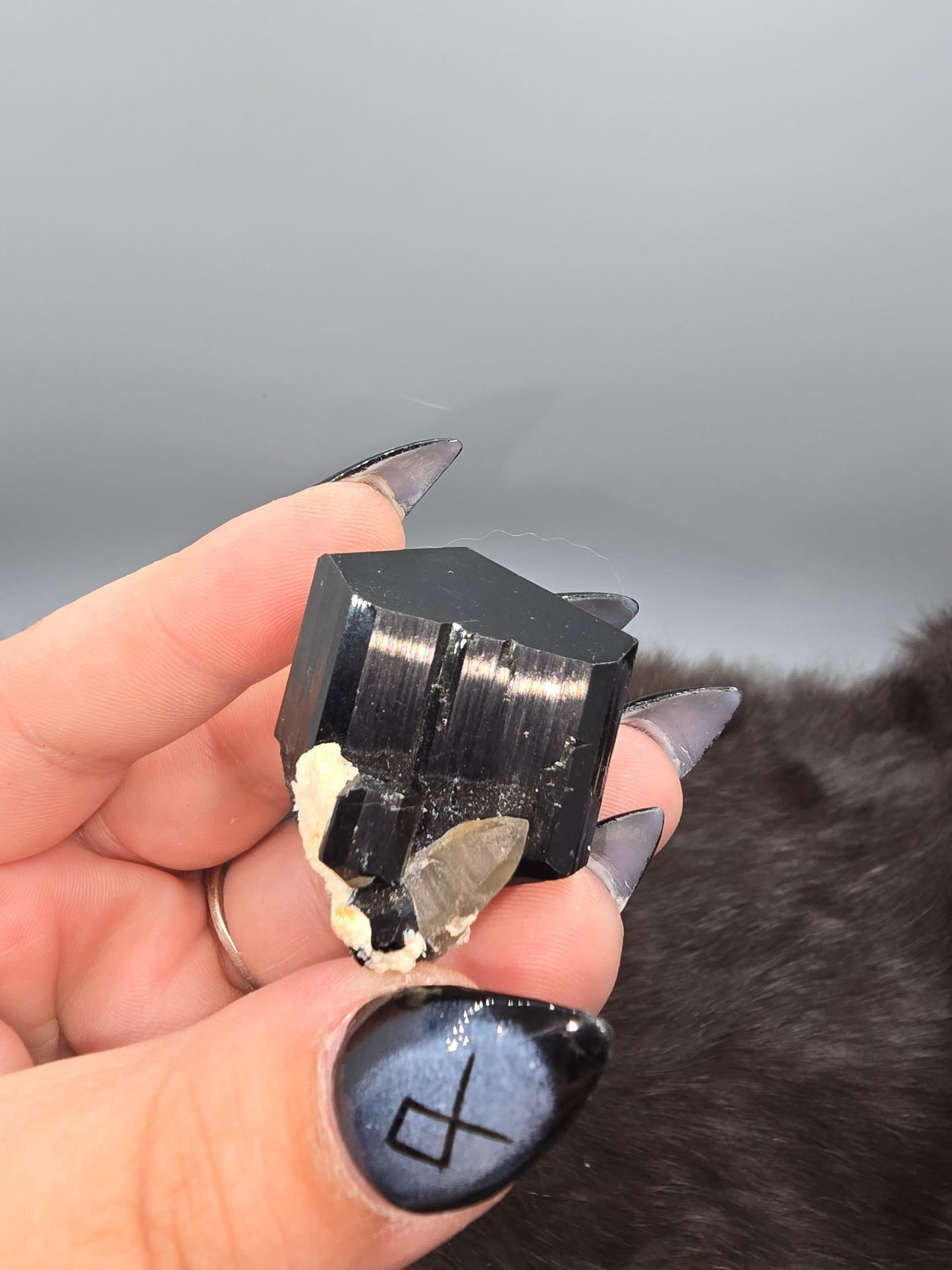 Tourmaline with smokey