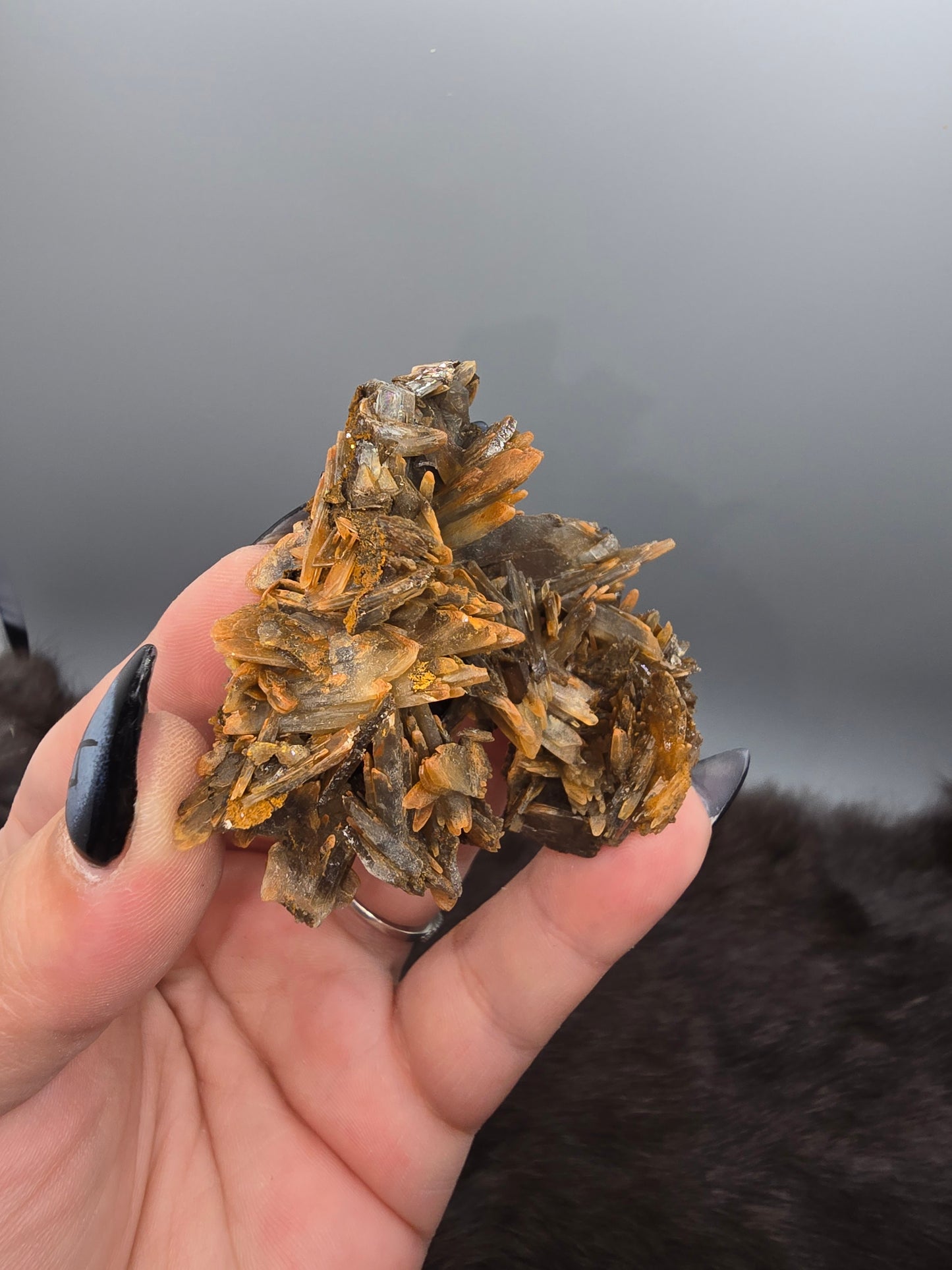 Blue barite