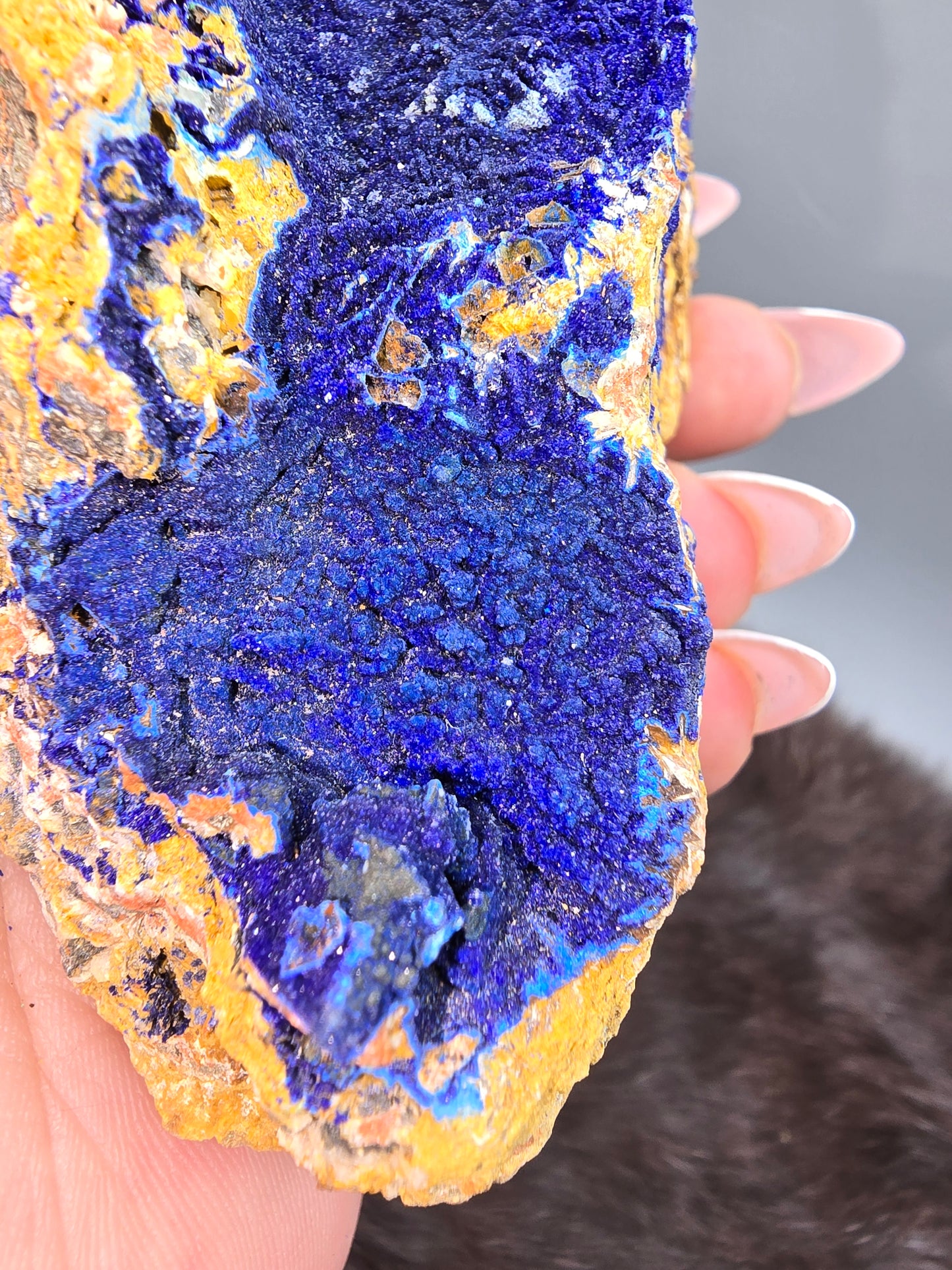Azurite barite