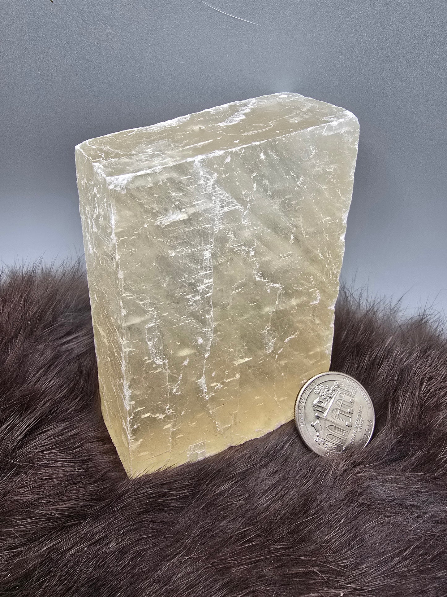 Honey optical calcite