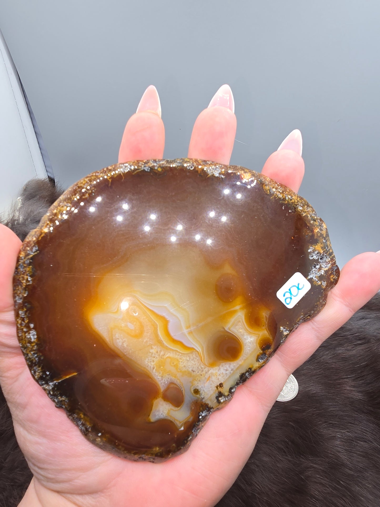Carnelian slice