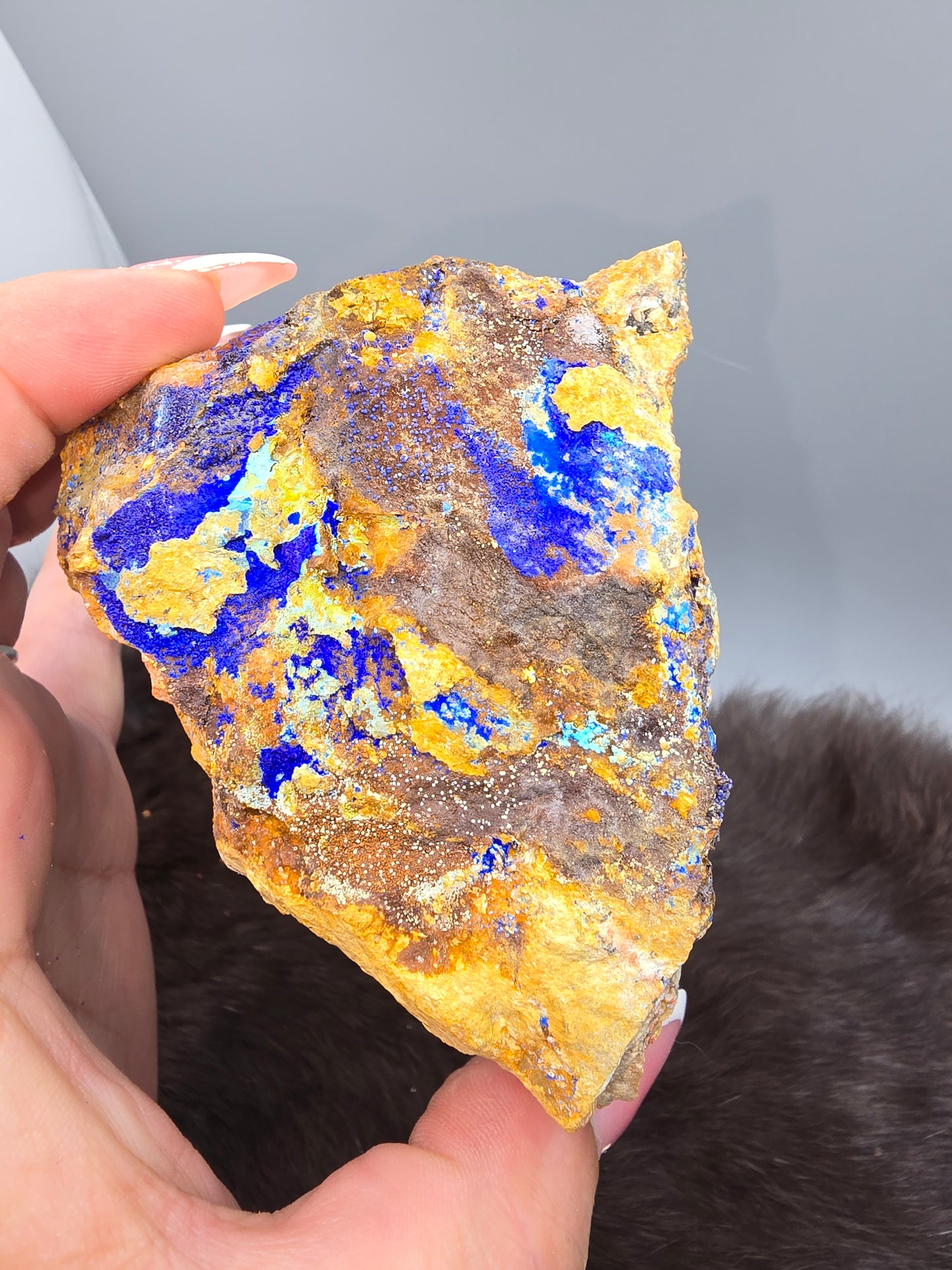 Azurite barite