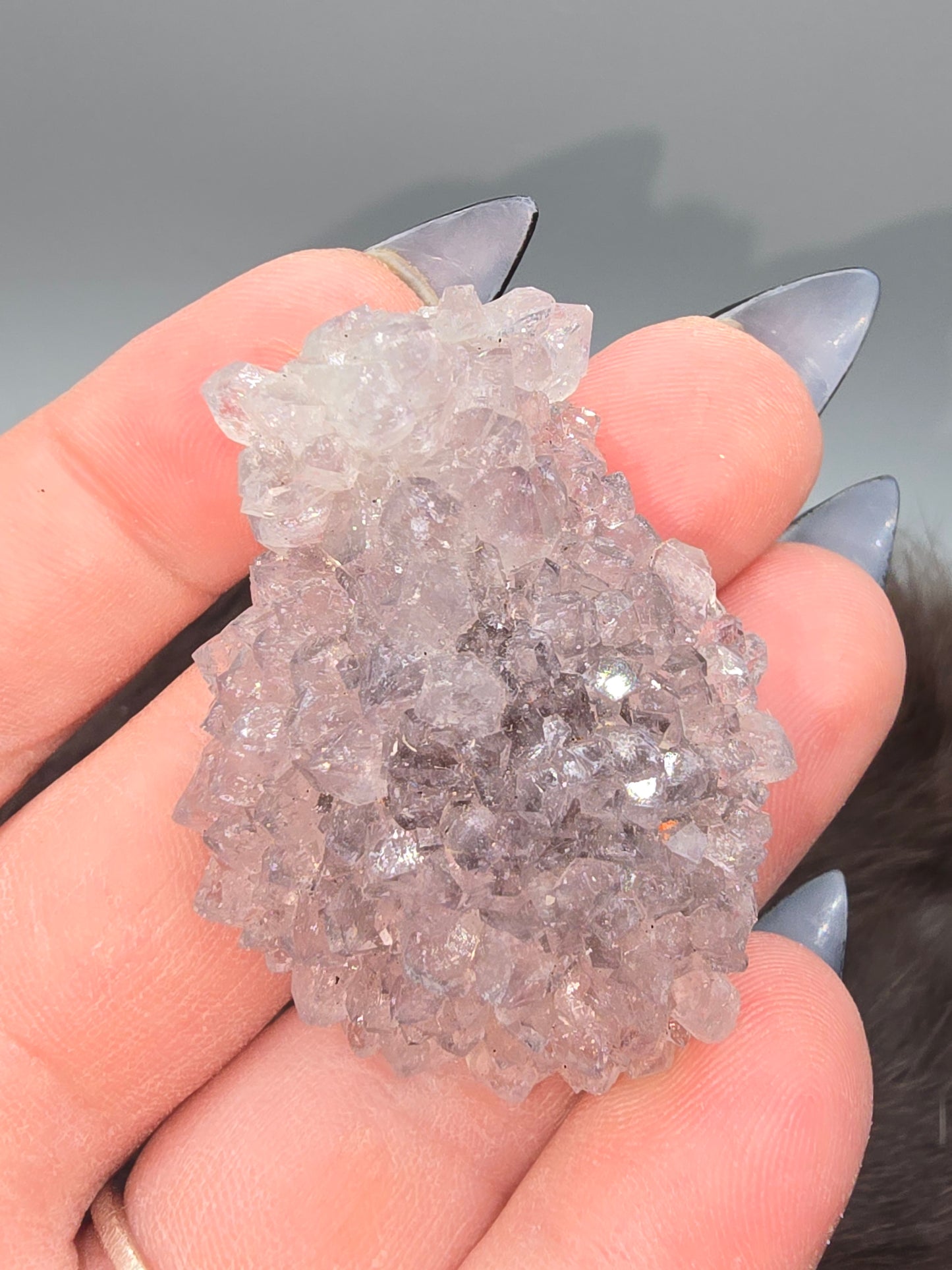 Amethyst stalactite