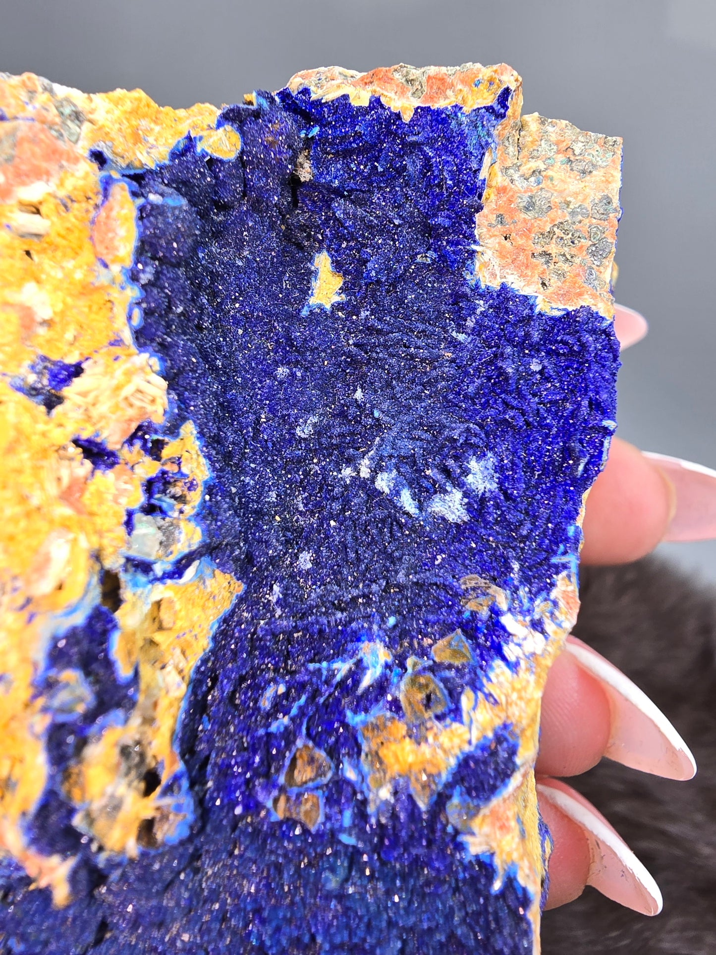 Azurite barite